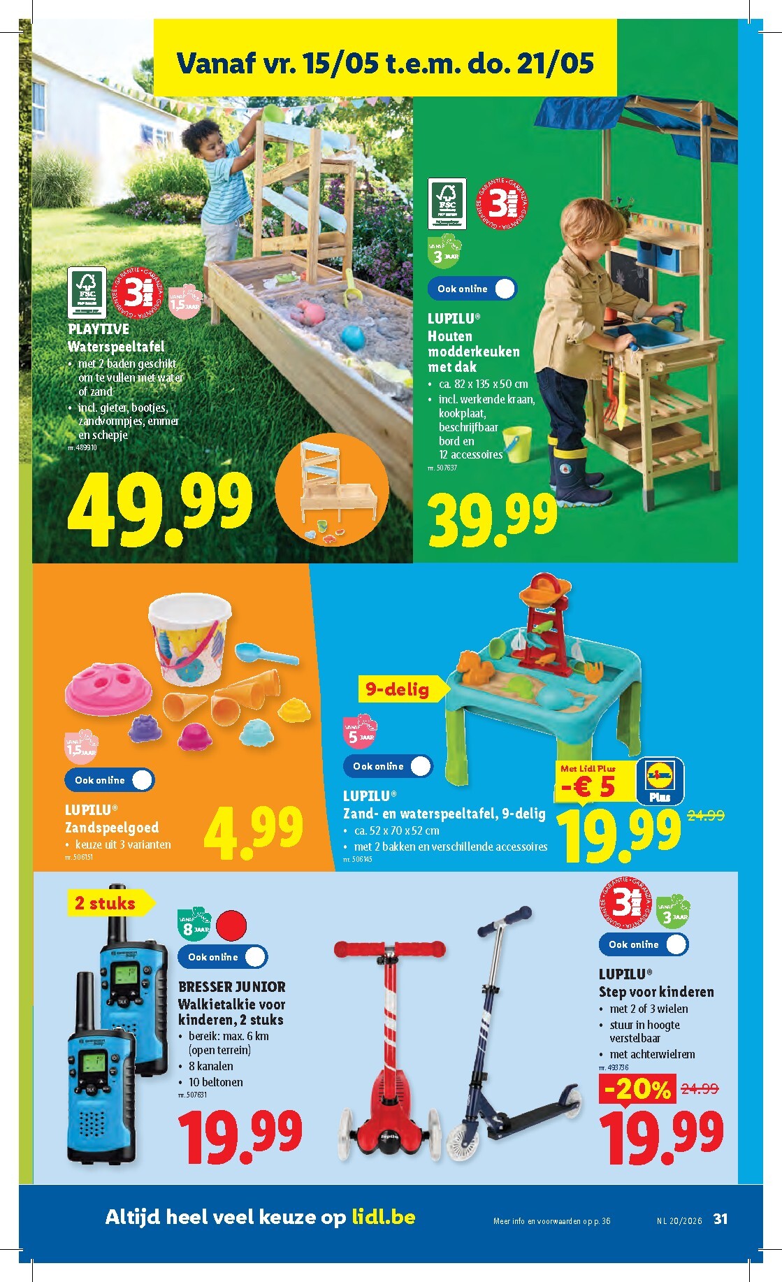 lidl - Lidl folder voor volgende week van maandag 11/05/2026 tot zaterdag 16/05/2026 - page: 31