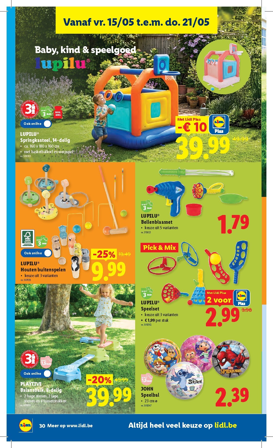 lidl - Lidl folder voor volgende week van maandag 11/05/2026 tot zaterdag 16/05/2026 - page: 30