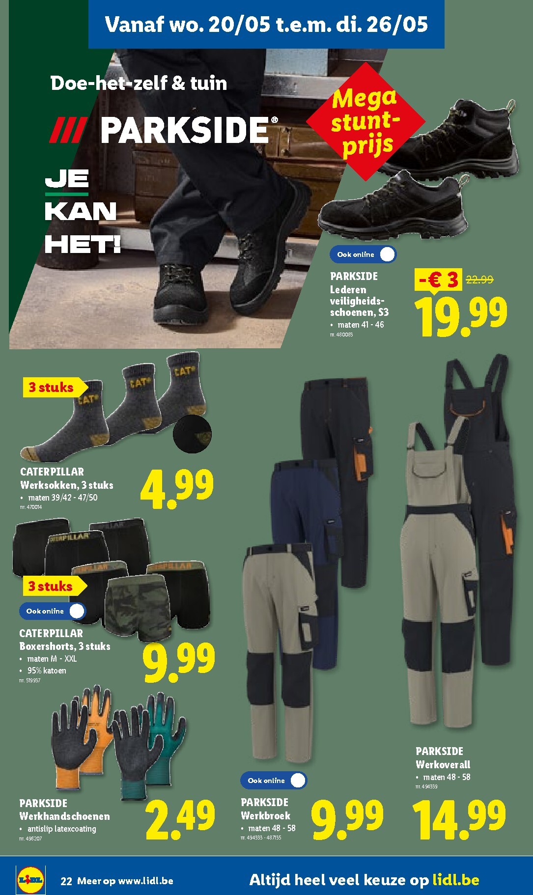 lidl - Lidl folder voor volgende week van maandag 18/05/2026 tot zaterdag 23/05/2026 - page: 22