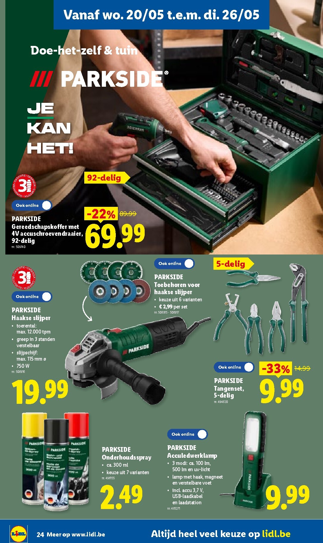 lidl - Lidl folder voor volgende week van maandag 18/05/2026 tot zaterdag 23/05/2026 - page: 24