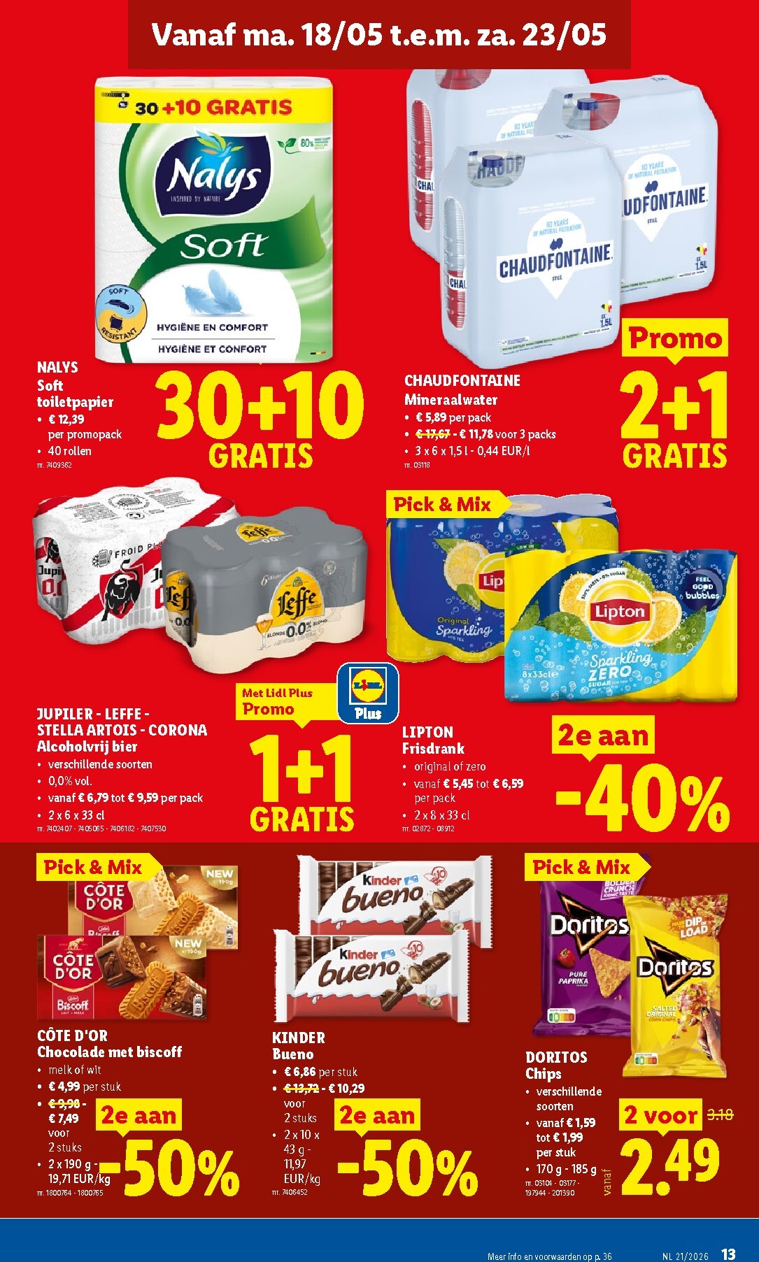 lidl - Lidl folder voor volgende week van maandag 18/05/2026 tot zaterdag 23/05/2026 - page: 13