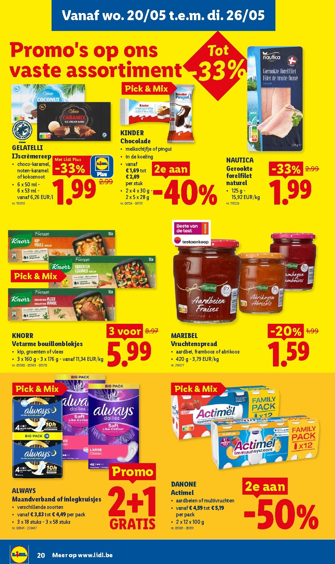 lidl - Lidl folder voor volgende week van maandag 18/05/2026 tot zaterdag 23/05/2026 - page: 20