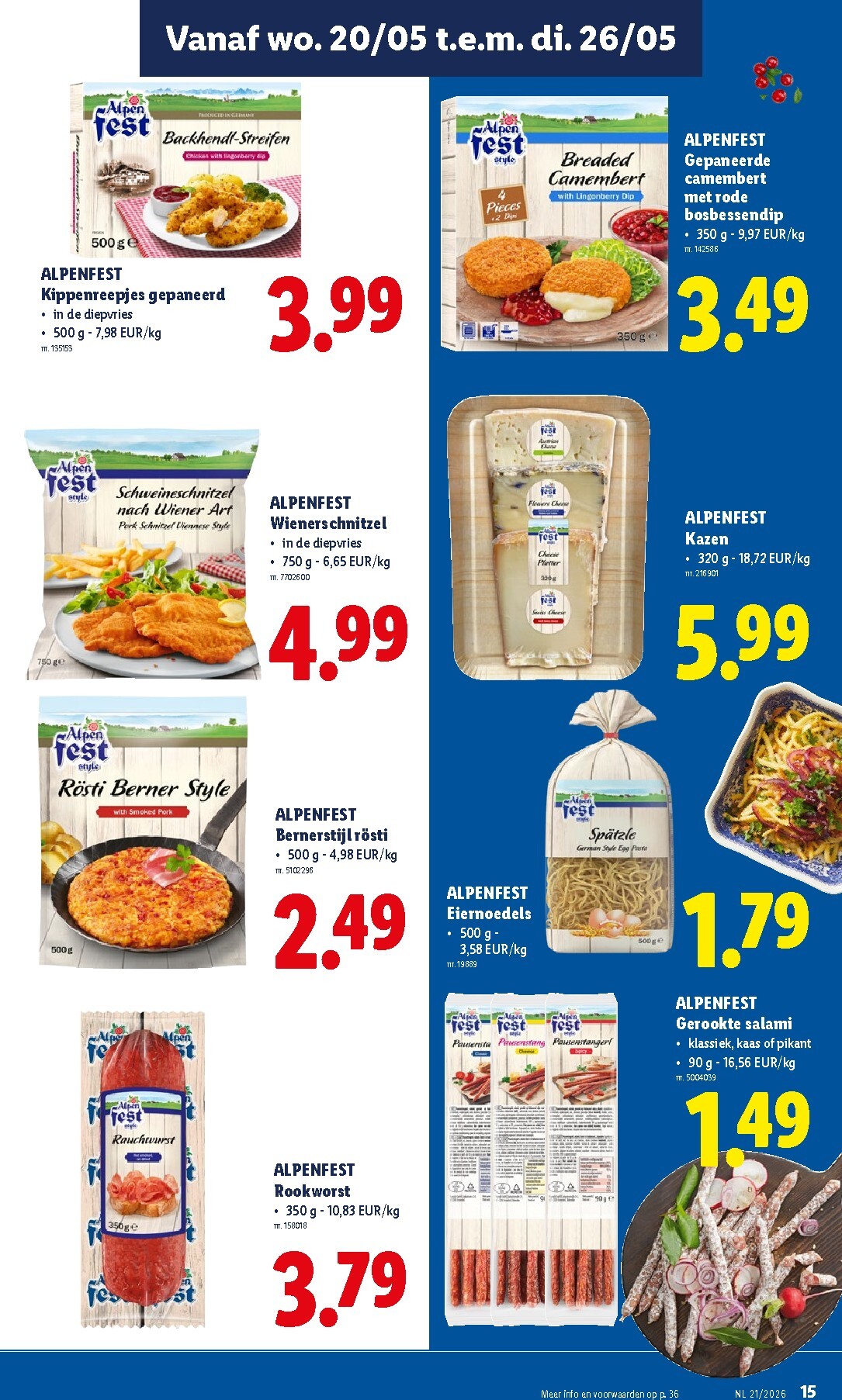 lidl - Lidl folder voor volgende week van maandag 18/05/2026 tot zaterdag 23/05/2026 - page: 15