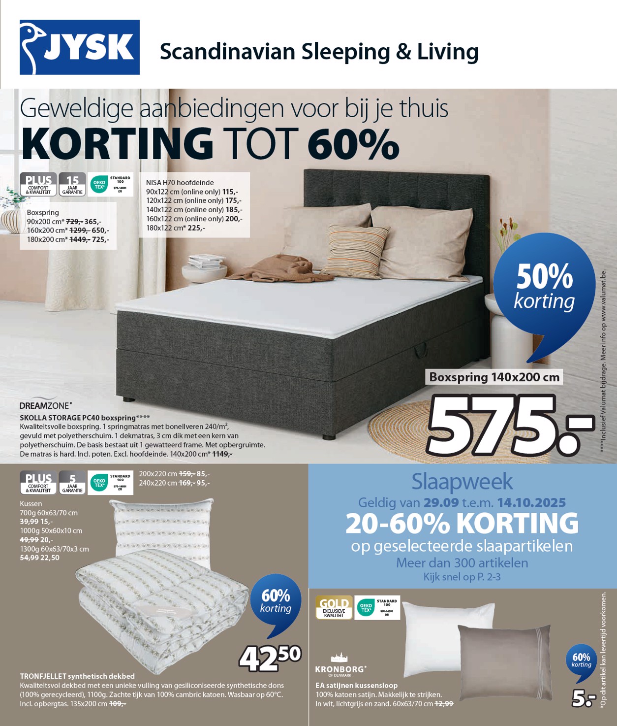 jysk - JYSK folder geldig vanaf 28/09 - 19/10 - page: 1