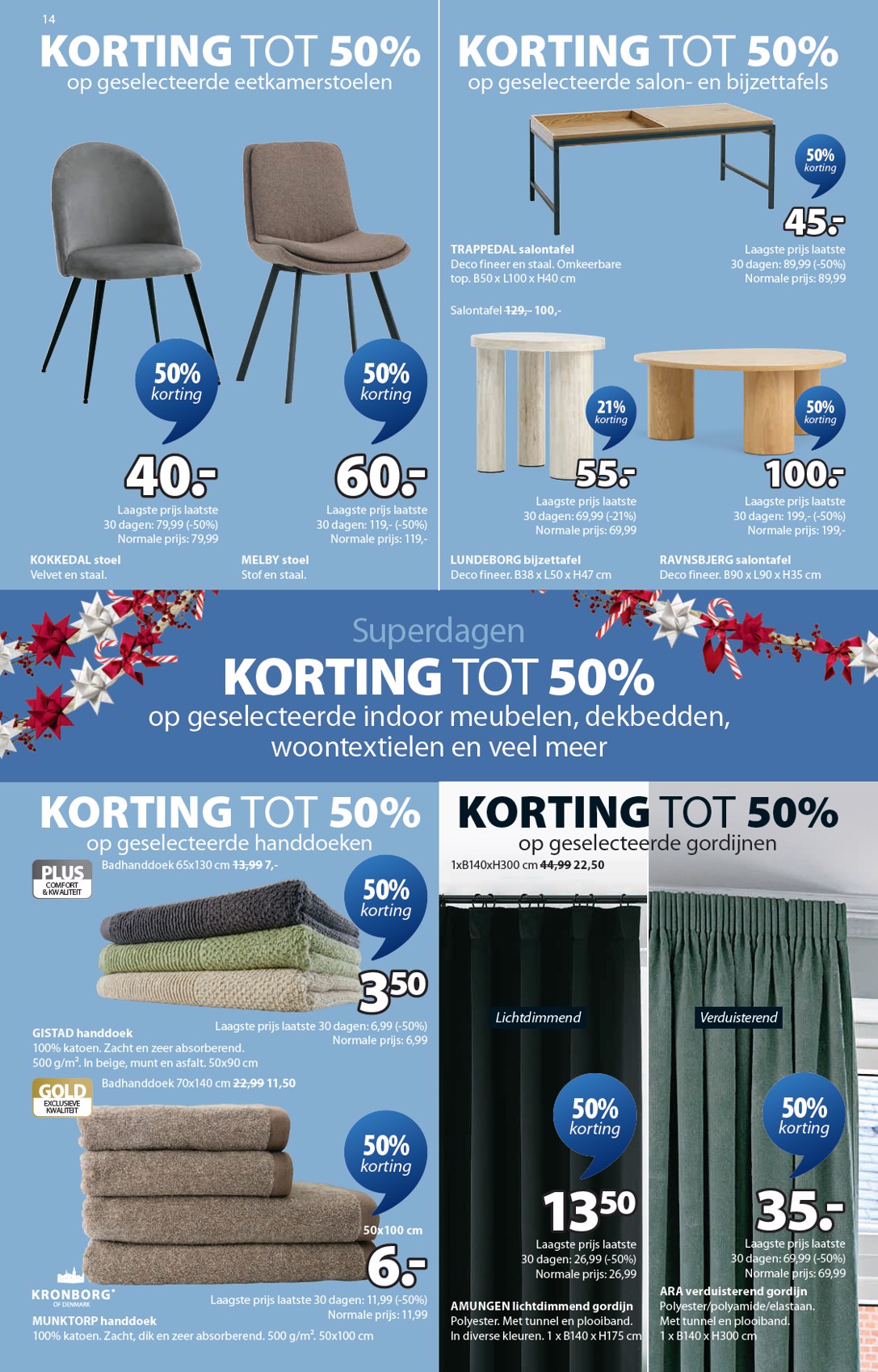 jysk - De JYSK folder geldig vanaf 08/12 t/m 01/01 - page: 14