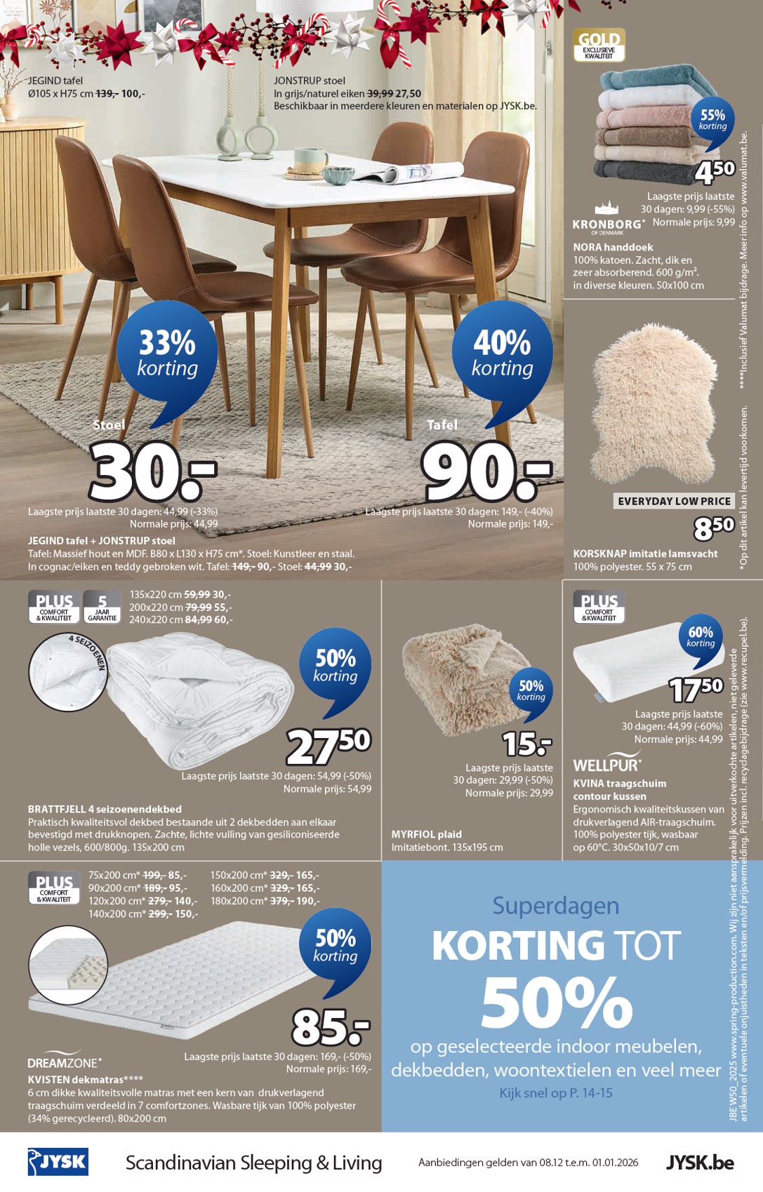 jysk - De JYSK folder geldig vanaf 08/12 t/m 01/01 - page: 16