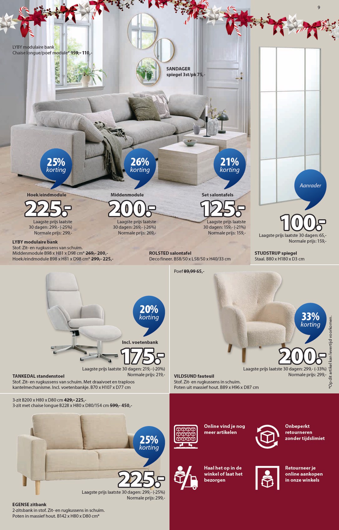 jysk - De JYSK folder geldig vanaf 08/12 t/m 01/01 - page: 9
