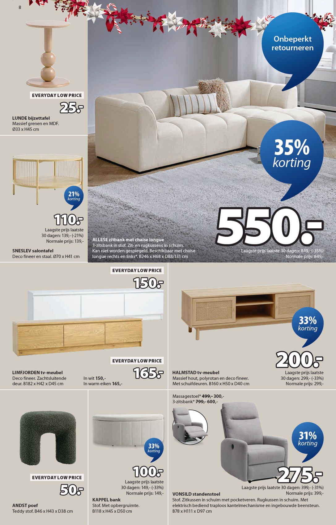 jysk - De JYSK folder geldig vanaf 08/12 t/m 01/01 - page: 8