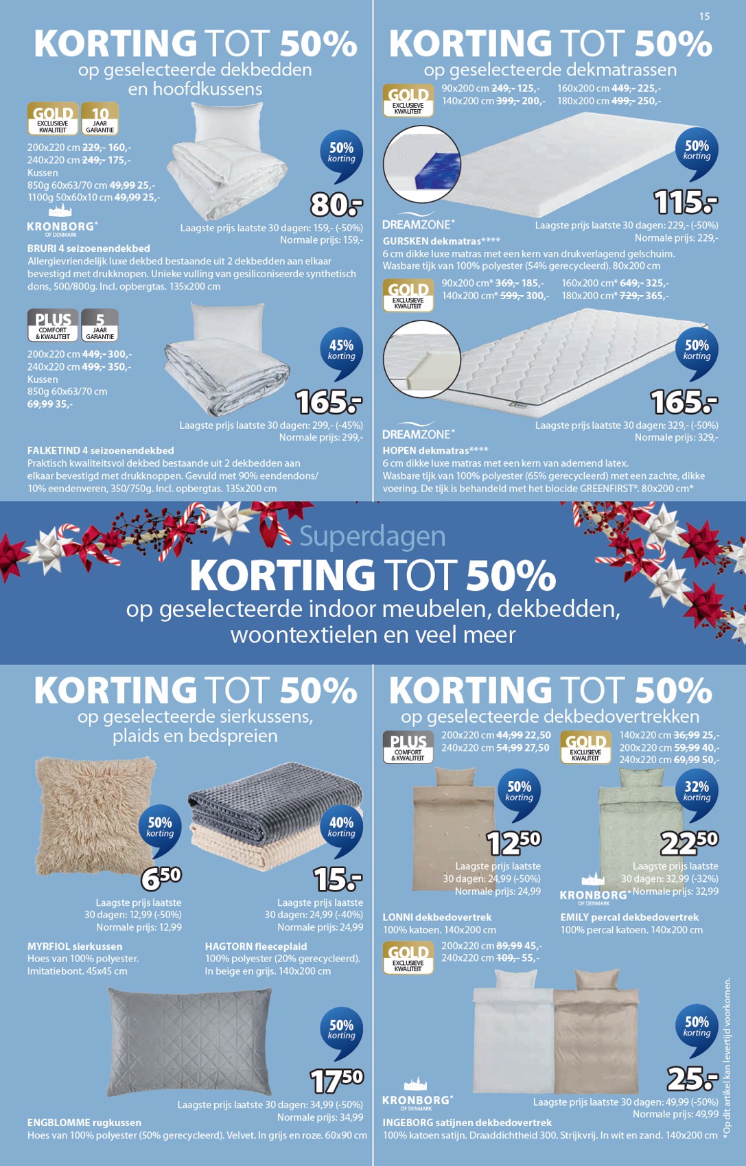 jysk - De JYSK folder geldig vanaf 08/12 t/m 01/01 - page: 15