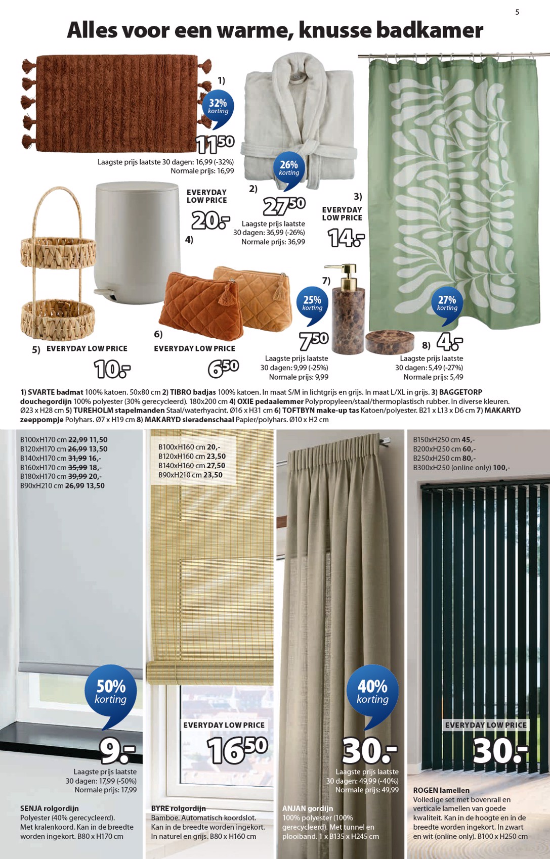 jysk - De JYSK folder geldig vanaf 08/12 t/m 01/01 - page: 5