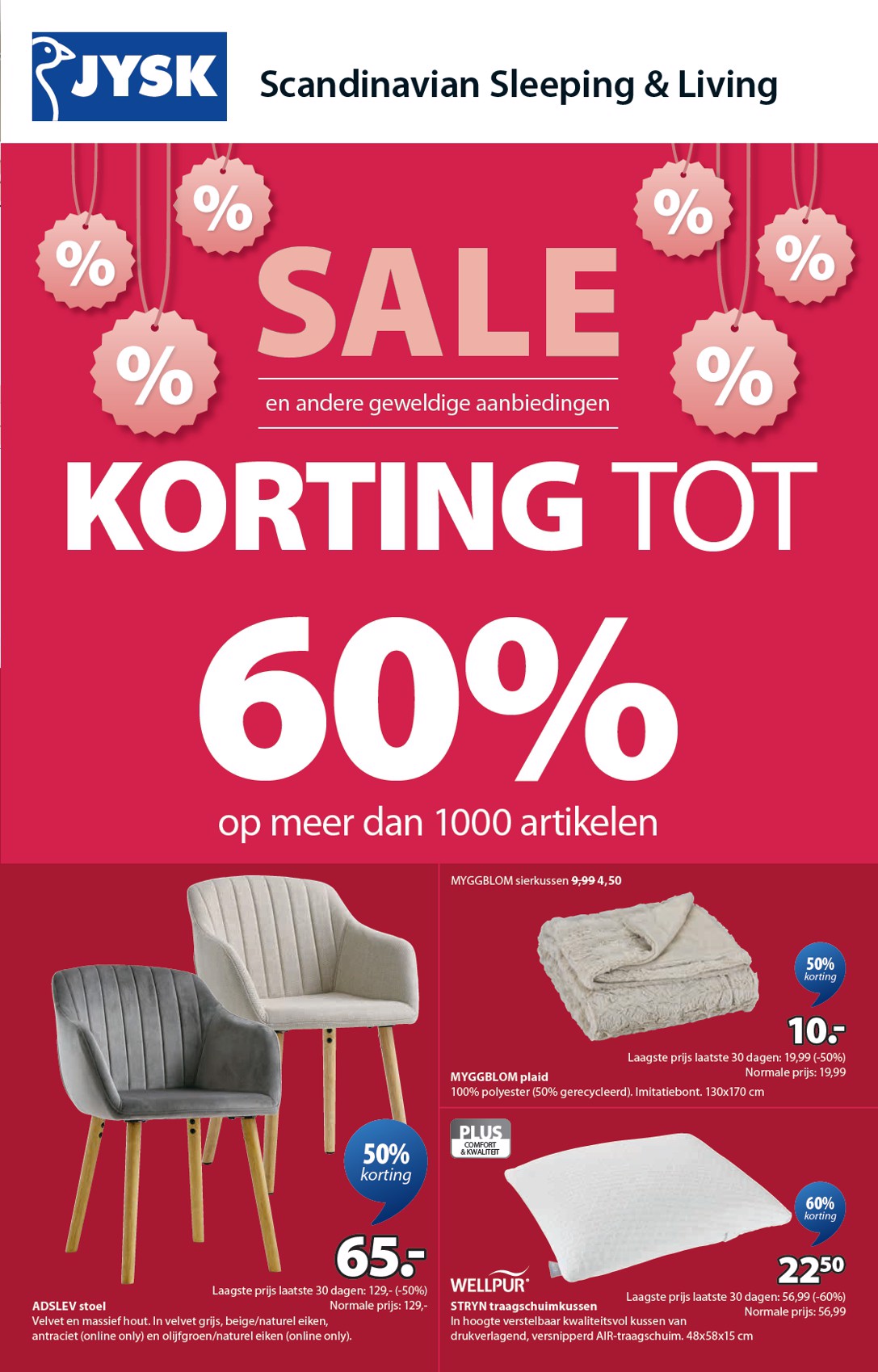 jysk - De JYSK folder geldig vanaf 03/01 t/m 31/01