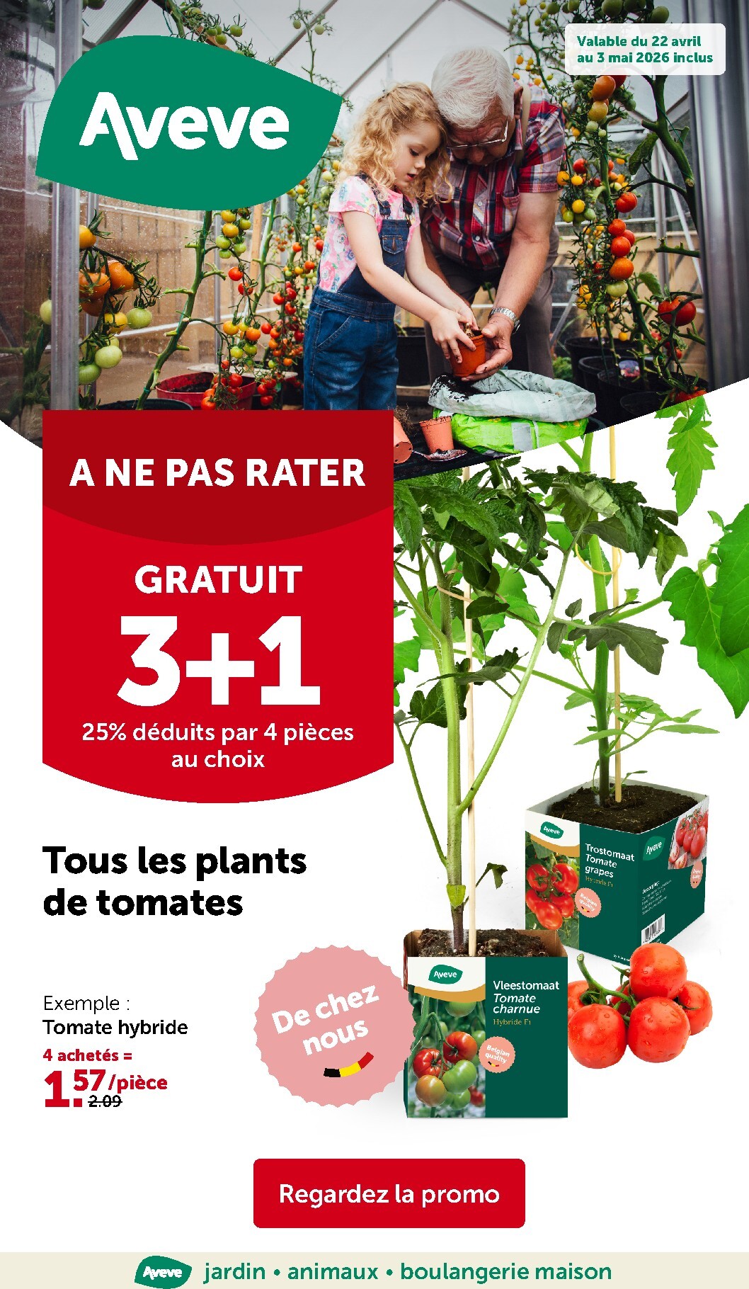 aveve - Huidige Aveve folder geldig van woensdag 22/04/2026 tot zondag 03/05/2026 - page: 1