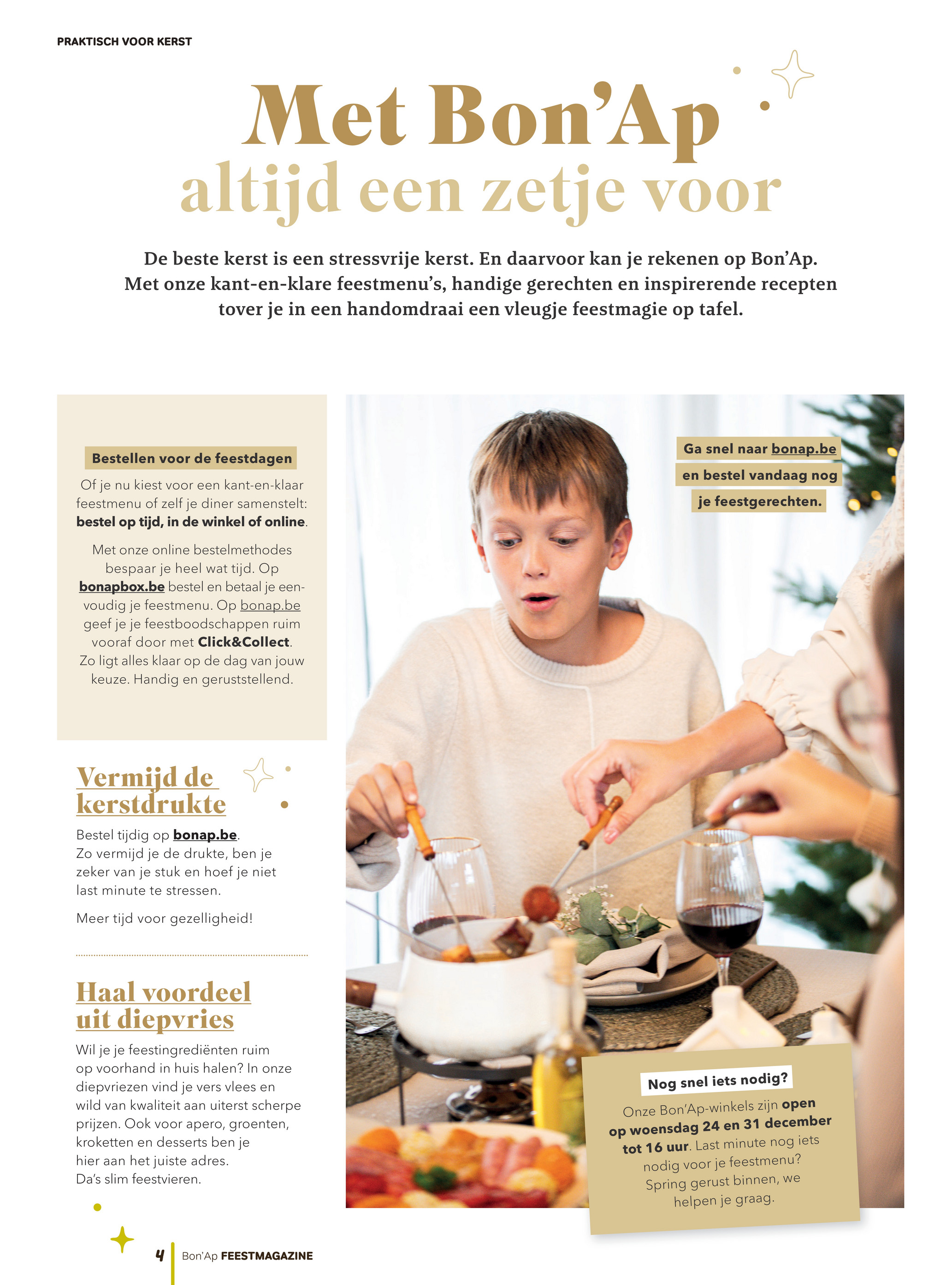 bon-ap - De Bon Ap - Feestmagazine folder geldig vanaf 11/11 t/m 31/12 - page: 4