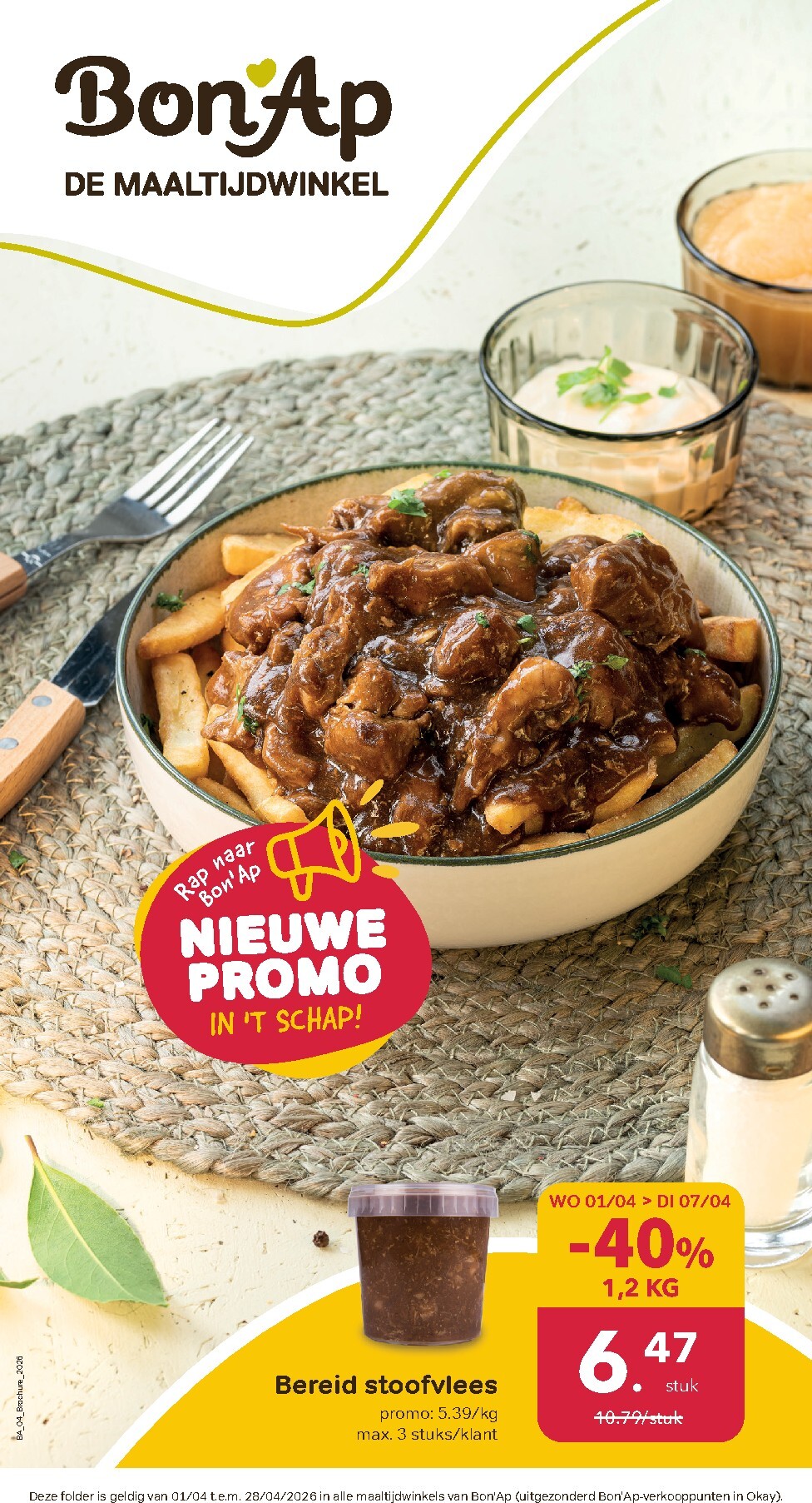 bon-ap - De Bon Ap folder geldig vanaf 01/04/2026 t/m 28/04/2026 - page: 1