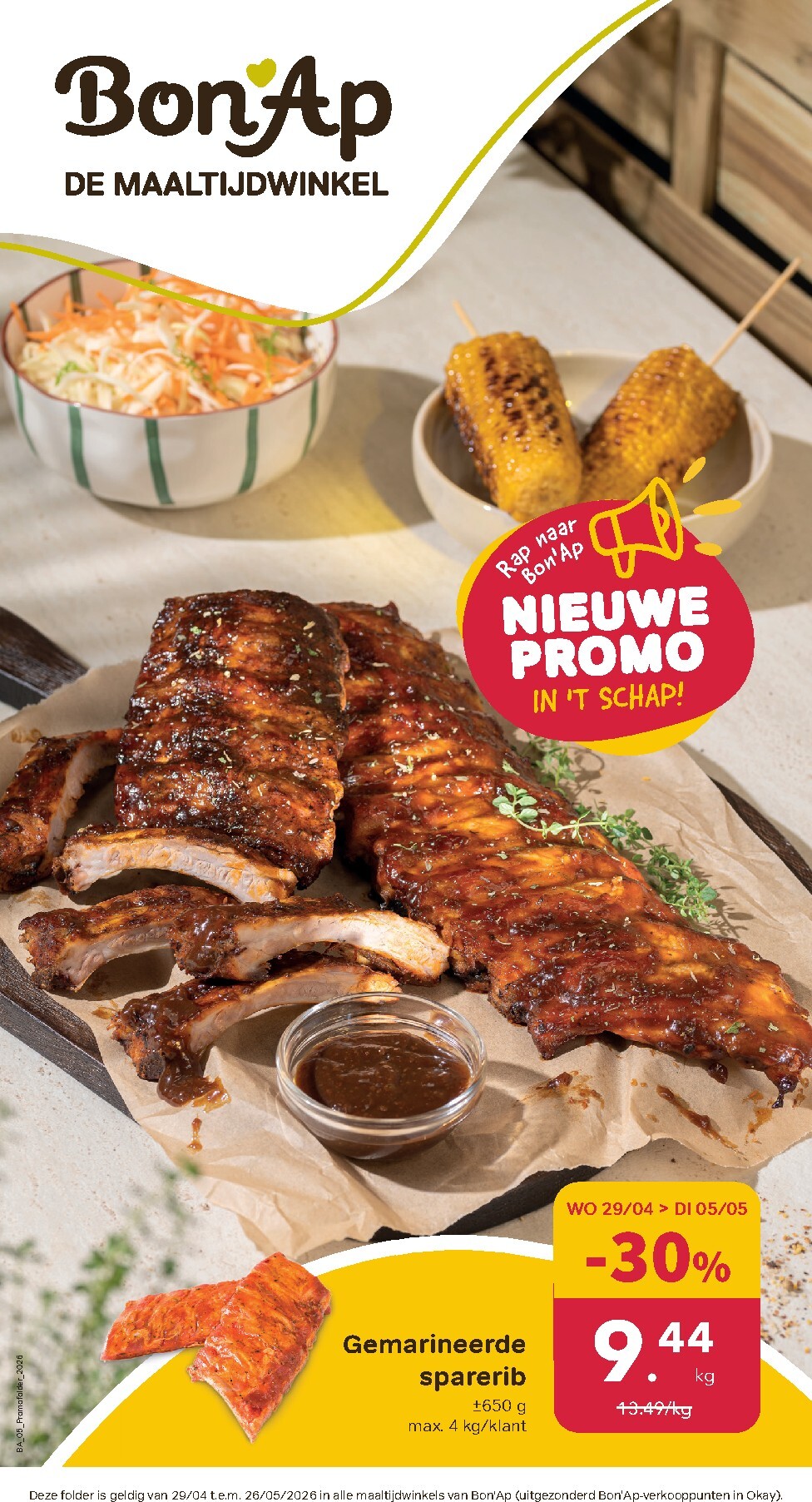 bon-ap - Toekomstige Bon Ap folder geldig van woensdag 29/04/2026 tot dinsdag 26/05/2026 - page: 1