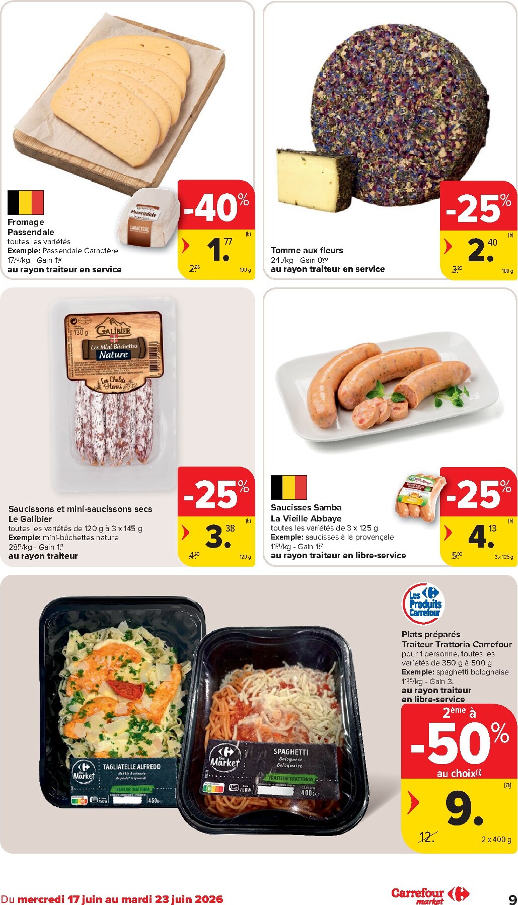 carrefour-market - Carrefour Market folder voor volgende week van woensdag 17/06/2026 tot dinsdag 23/06/2026 - page: 9