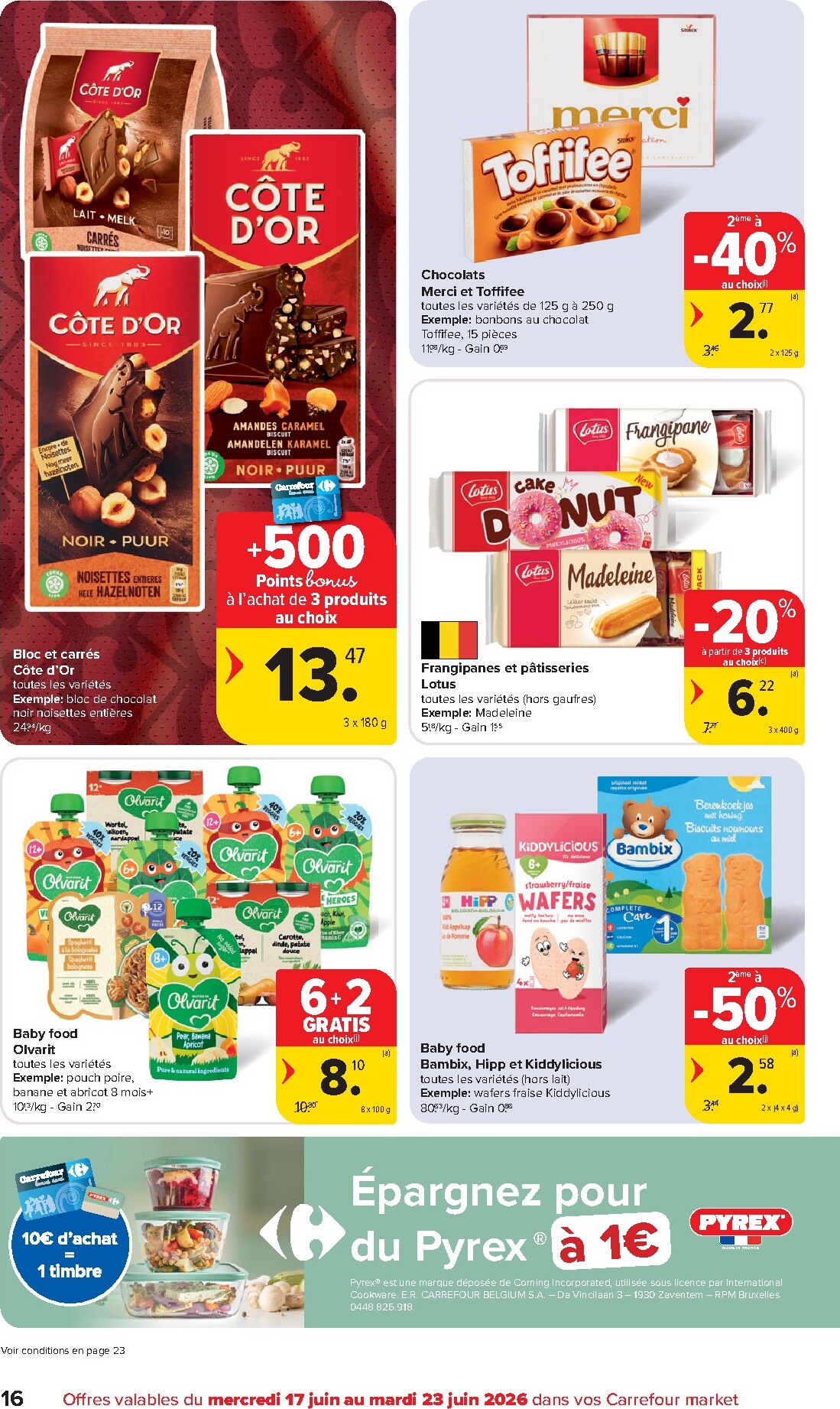 carrefour-market - Carrefour Market folder voor volgende week van woensdag 17/06/2026 tot dinsdag 23/06/2026 - page: 16