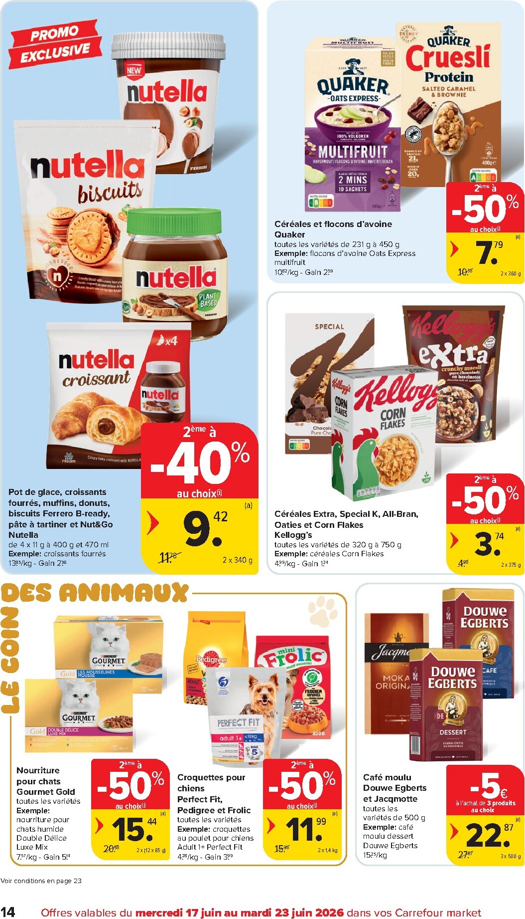 carrefour-market - Carrefour Market folder voor volgende week van woensdag 17/06/2026 tot dinsdag 23/06/2026 - page: 14