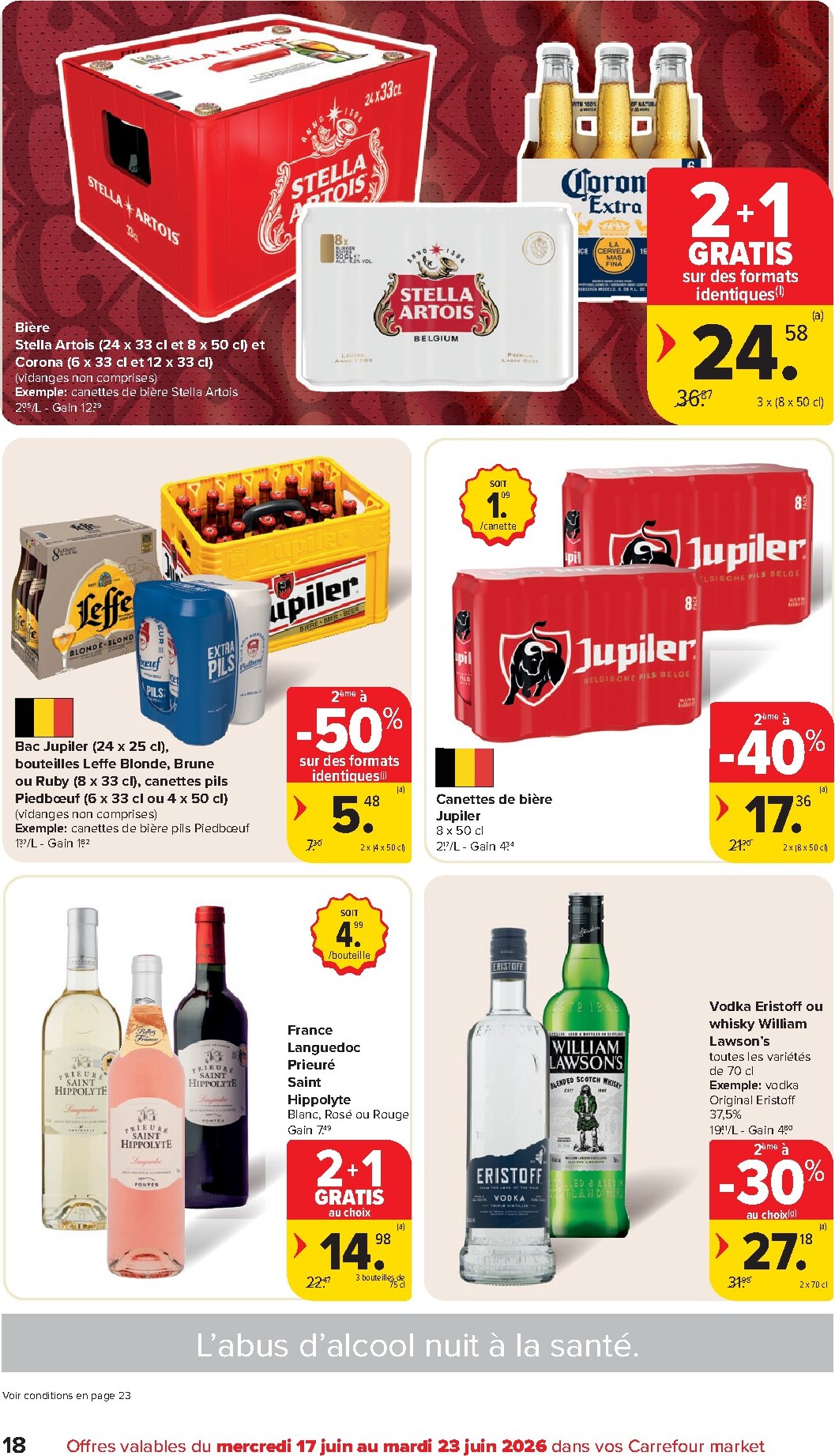 carrefour-market - Carrefour Market folder voor volgende week van woensdag 17/06/2026 tot dinsdag 23/06/2026 - page: 18