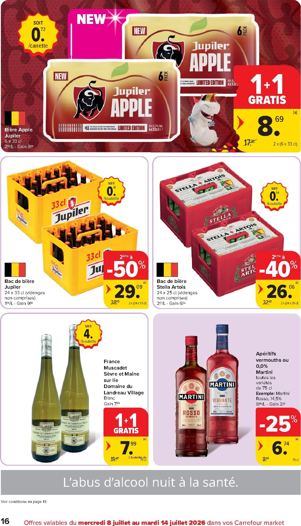 carrefour-market - Carrefour Market folder voor volgende week van woensdag 08/07/2026 tot dinsdag 14/07/2026 - page: 16