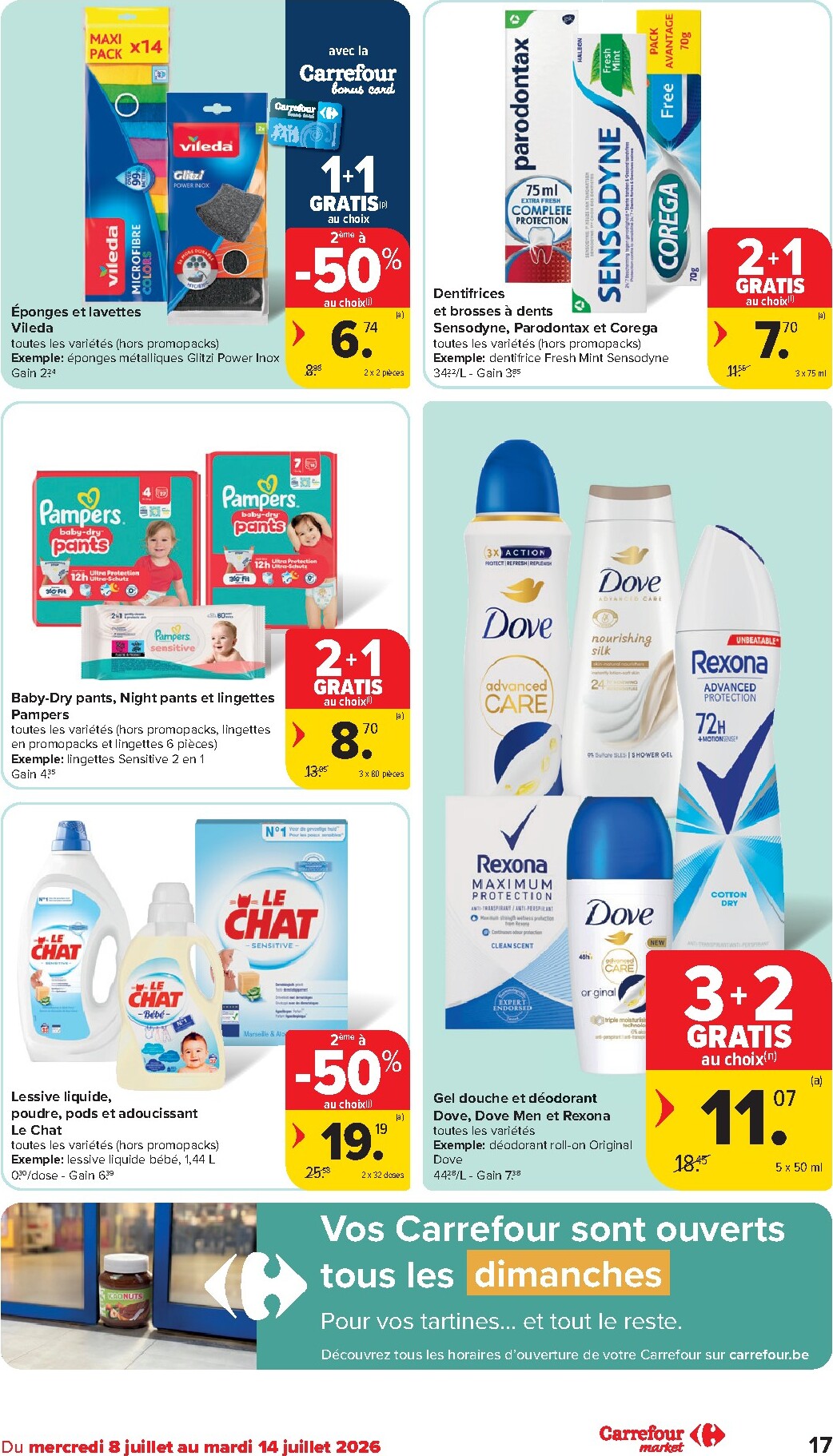 carrefour-market - Carrefour Market folder voor volgende week van woensdag 08/07/2026 tot dinsdag 14/07/2026 - page: 17