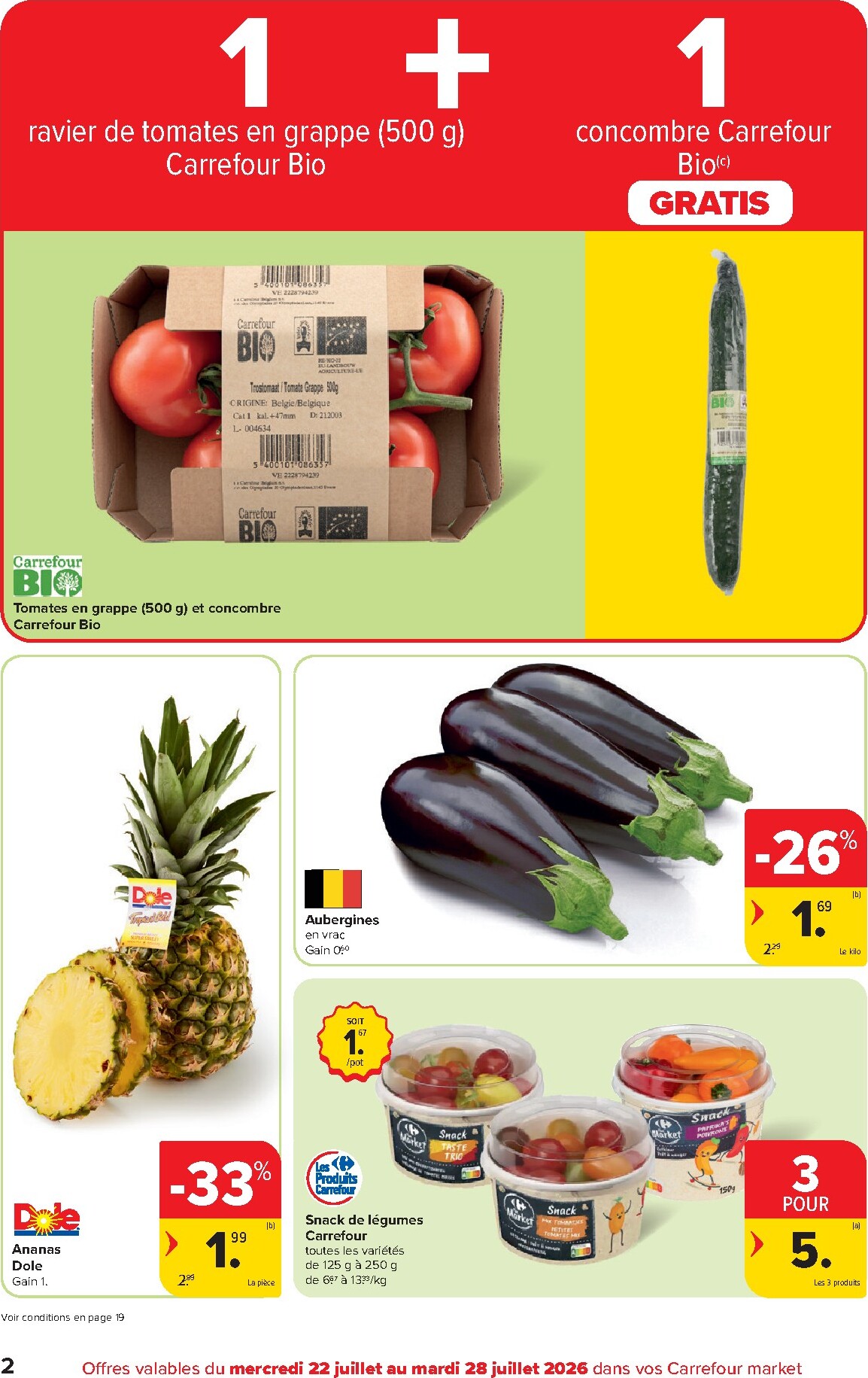 carrefour-market - Carrefour Market folder voor volgende week van woensdag 22/07/2026 tot dinsdag 28/07/2026 - page: 2