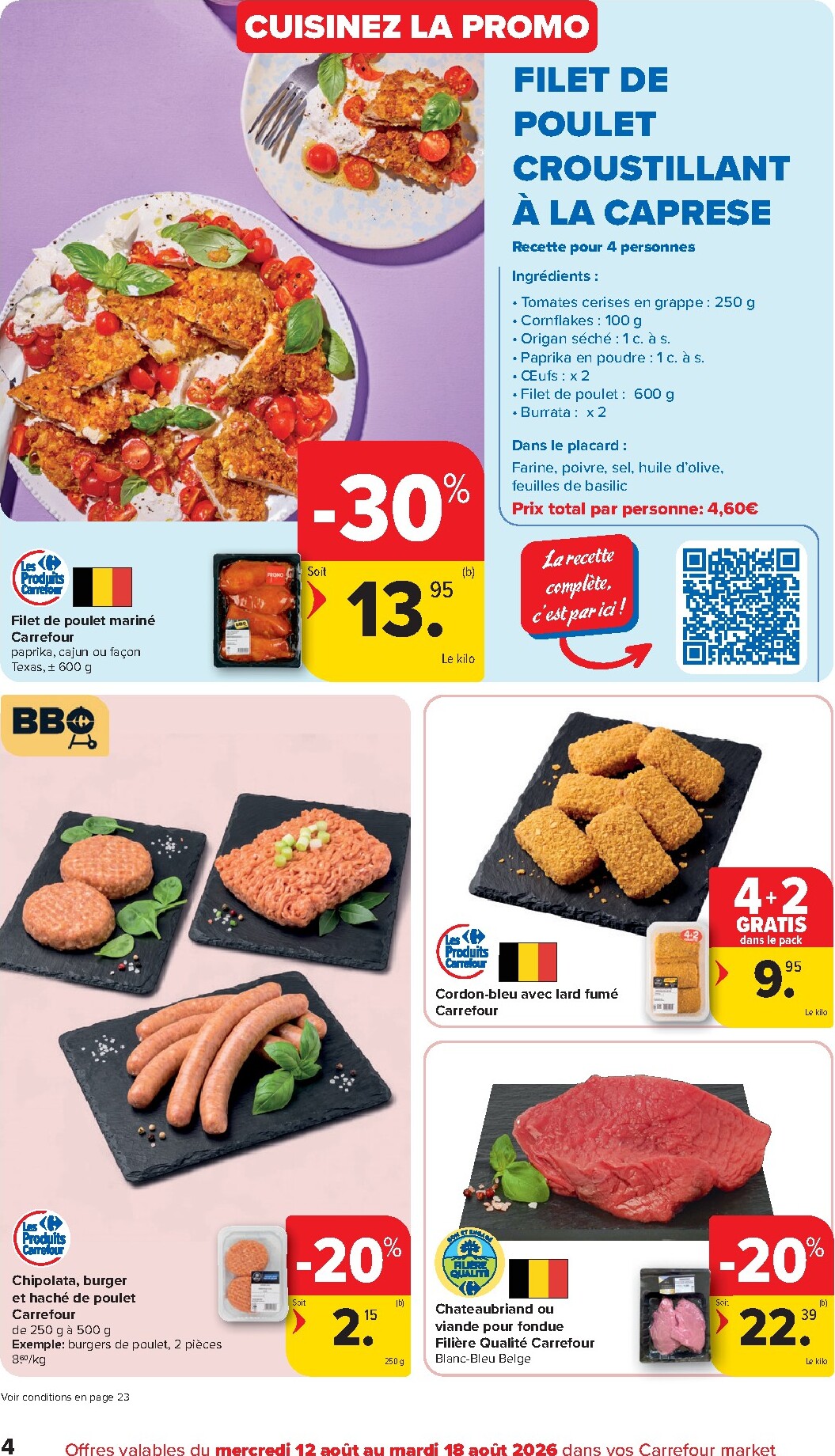 carrefour-market - Carrefour Market folder voor volgende week van woensdag 12/08/2026 tot dinsdag 18/08/2026 - page: 4