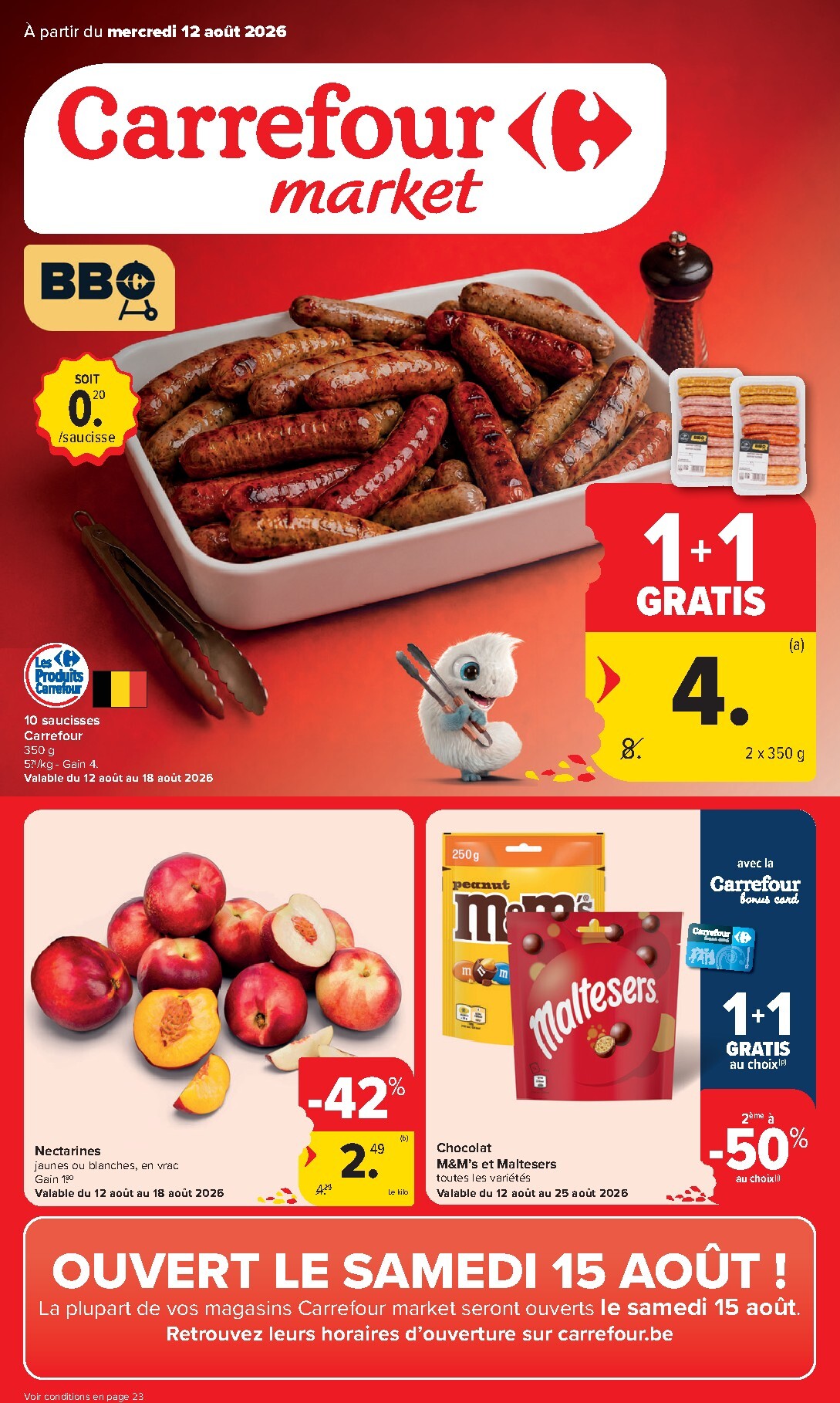 carrefour-market - Carrefour Market folder voor volgende week van woensdag 12/08/2026 tot dinsdag 18/08/2026