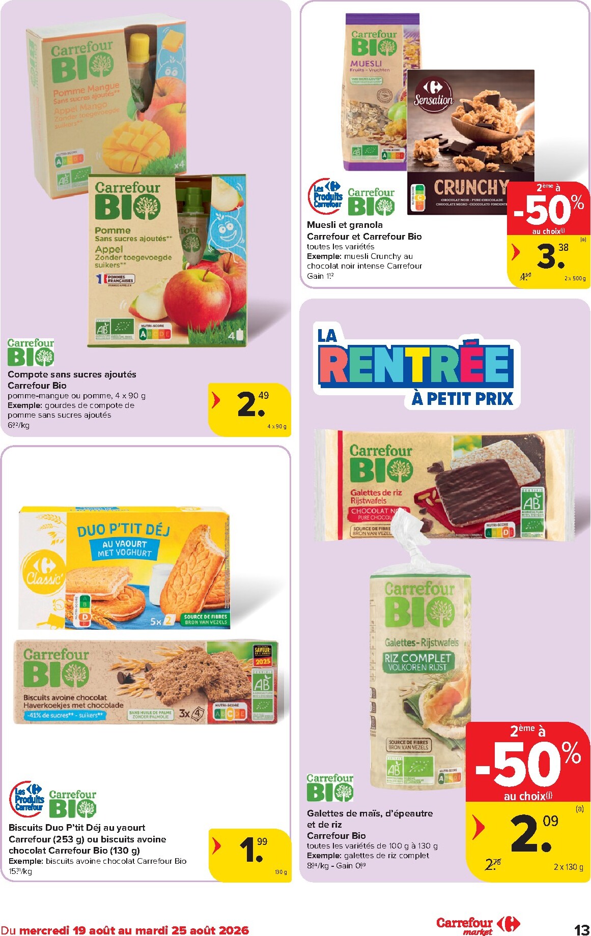 carrefour-market - Carrefour Market folder voor volgende week van woensdag 19/08/2026 tot dinsdag 25/08/2026 - page: 13