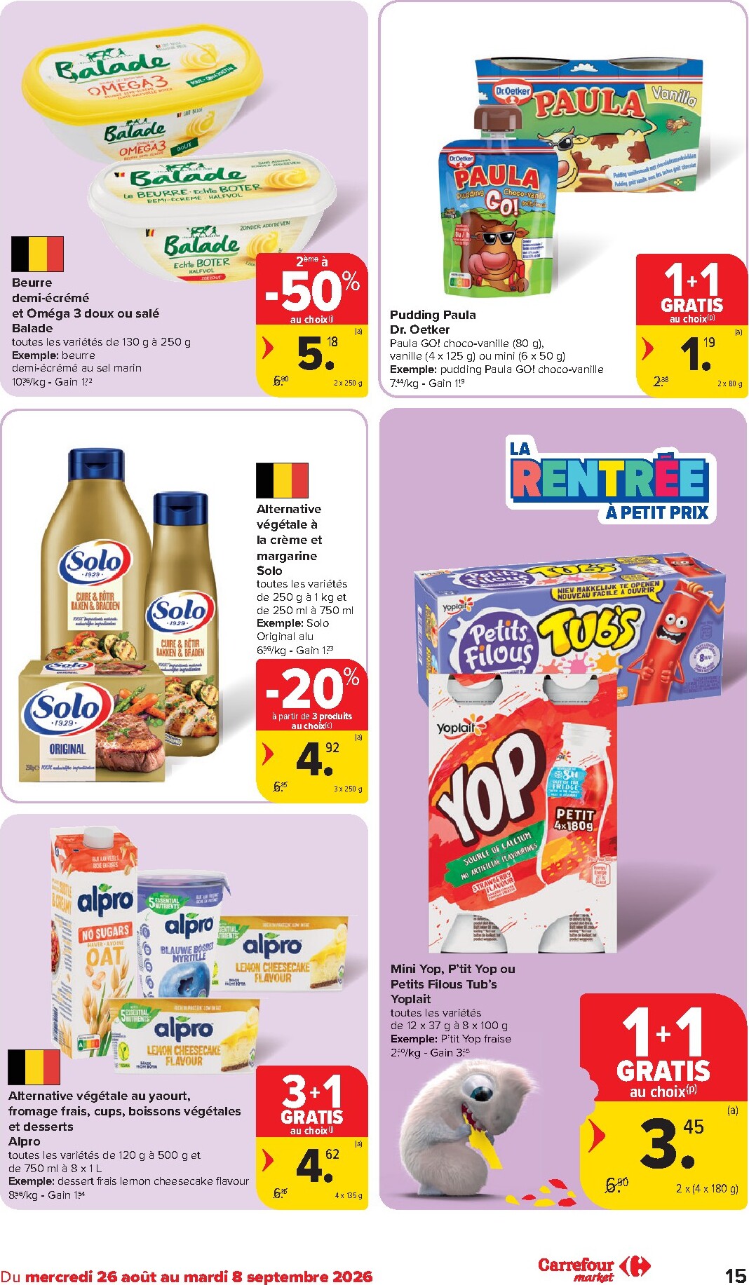carrefour-market - Carrefour Market folder voor volgende week van woensdag 26/08/2026 tot dinsdag 01/09/2026 - page: 15