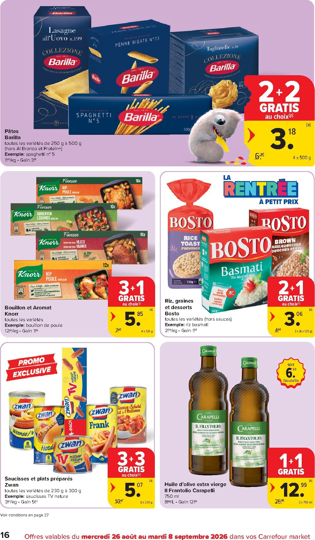 carrefour-market - Carrefour Market folder voor volgende week van woensdag 26/08/2026 tot dinsdag 01/09/2026 - page: 16