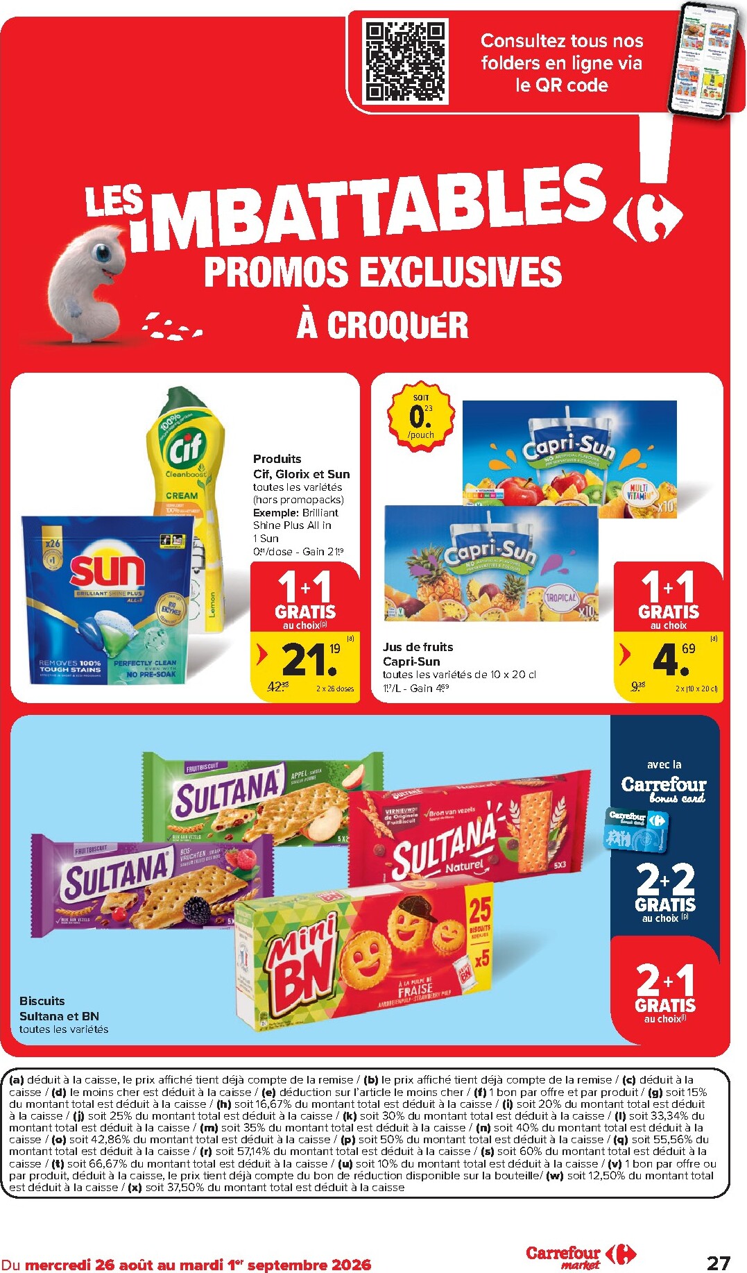 carrefour-market - Carrefour Market folder voor volgende week van woensdag 26/08/2026 tot dinsdag 01/09/2026 - page: 27