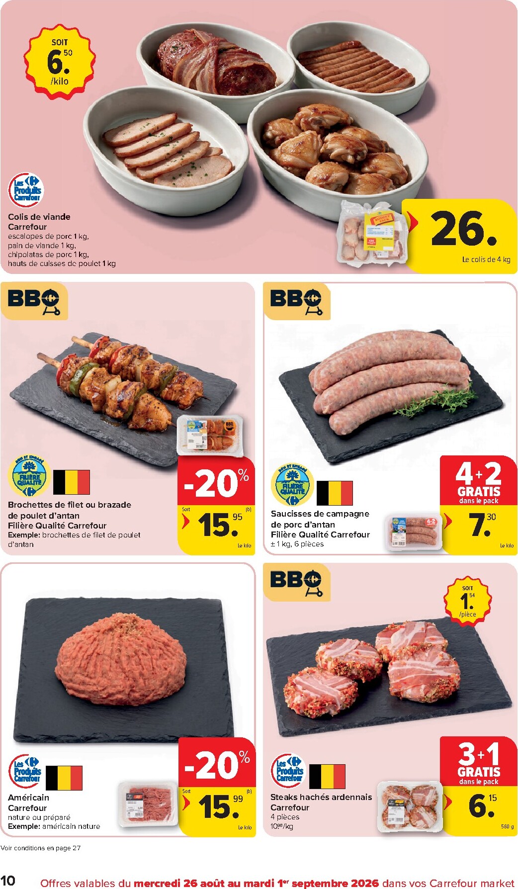 carrefour-market - Carrefour Market folder voor volgende week van woensdag 26/08/2026 tot dinsdag 01/09/2026 - page: 10