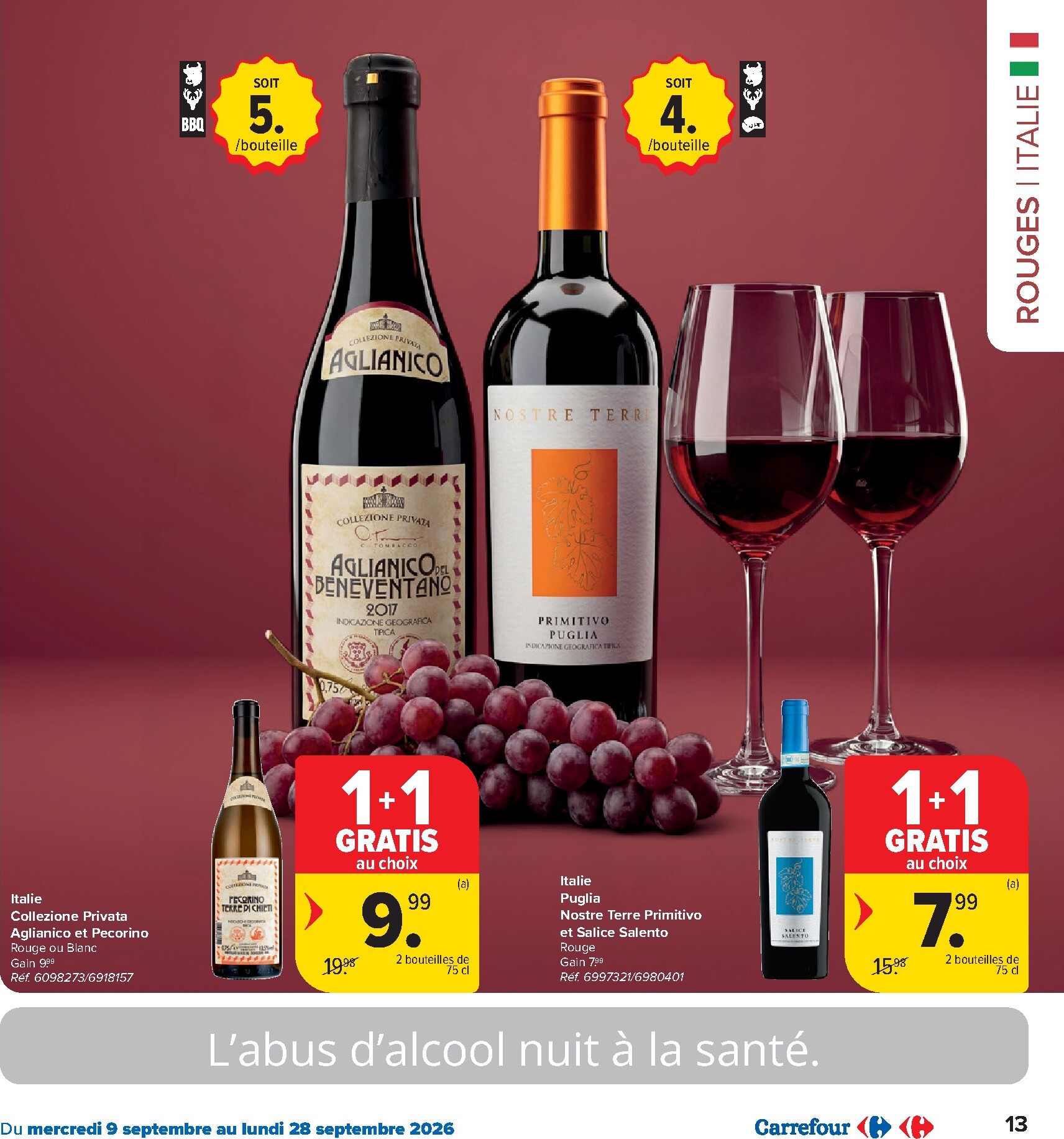 carrefour-market - Carrefour Market - Catalogue Foire aux vins folder voor volgende week van woensdag 09/09/2026 tot maandag 28/09/2026 - page: 13