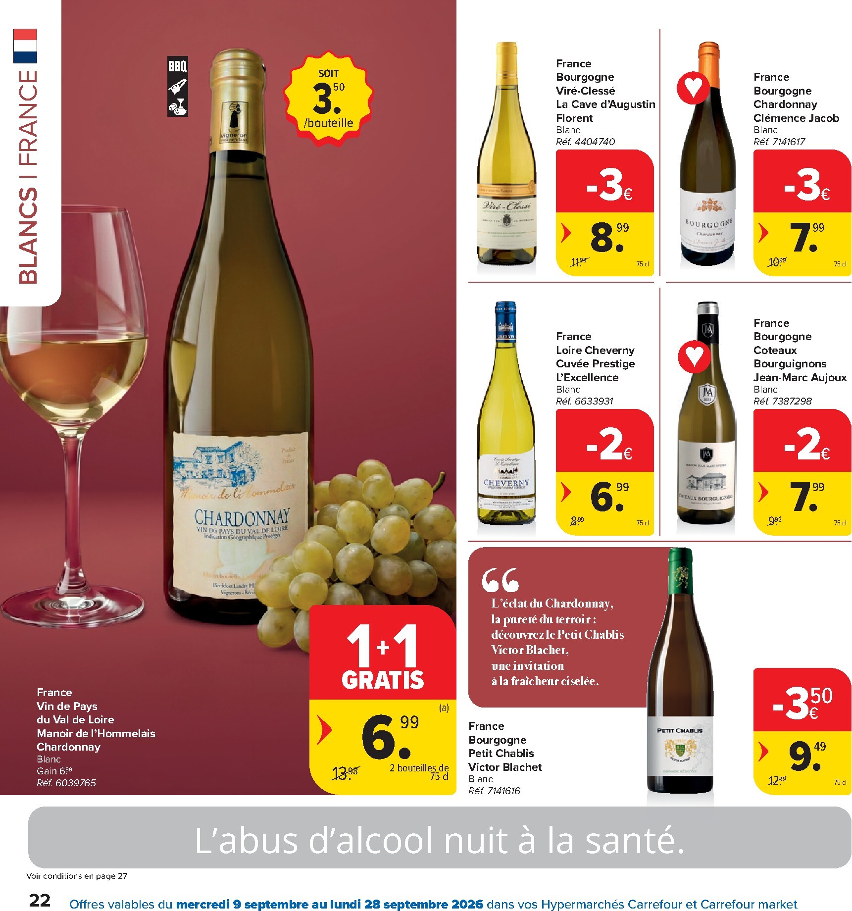 carrefour-market - Carrefour Market - Catalogue Foire aux vins folder voor volgende week van woensdag 09/09/2026 tot maandag 28/09/2026 - page: 22