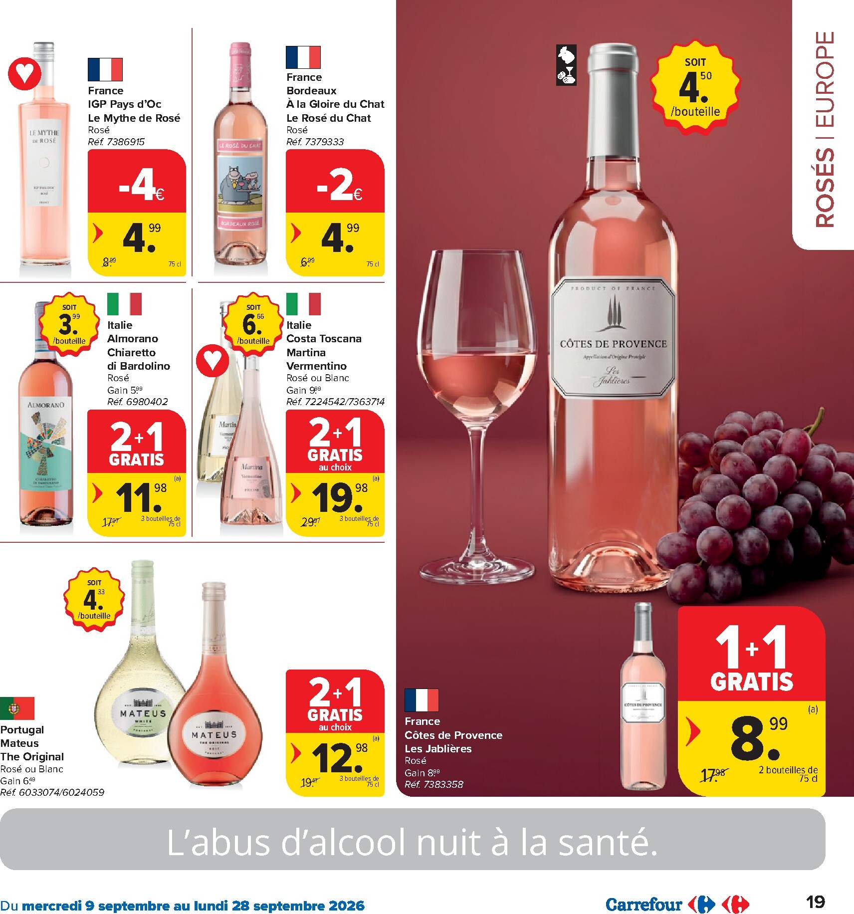 carrefour-market - Carrefour Market - Catalogue Foire aux vins folder voor volgende week van woensdag 09/09/2026 tot maandag 28/09/2026 - page: 19