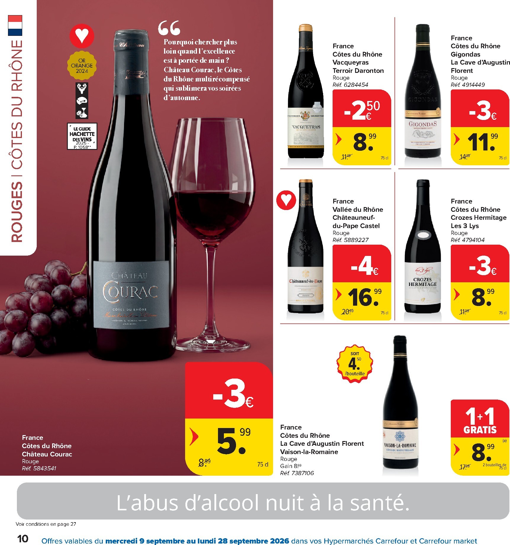 carrefour-market - Carrefour Market - Catalogue Foire aux vins folder voor volgende week van woensdag 09/09/2026 tot maandag 28/09/2026 - page: 10