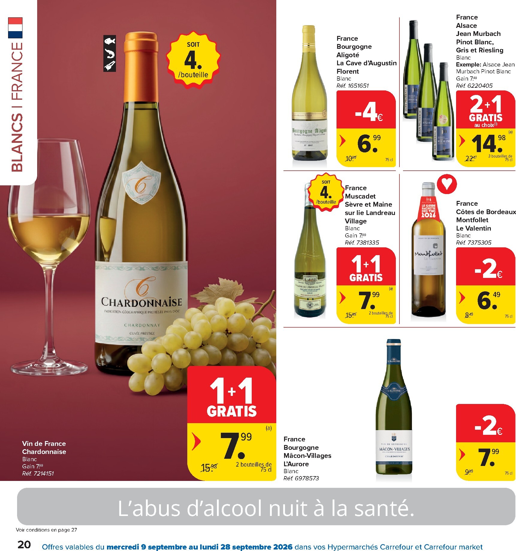 carrefour-market - Carrefour Market - Catalogue Foire aux vins folder voor volgende week van woensdag 09/09/2026 tot maandag 28/09/2026 - page: 20