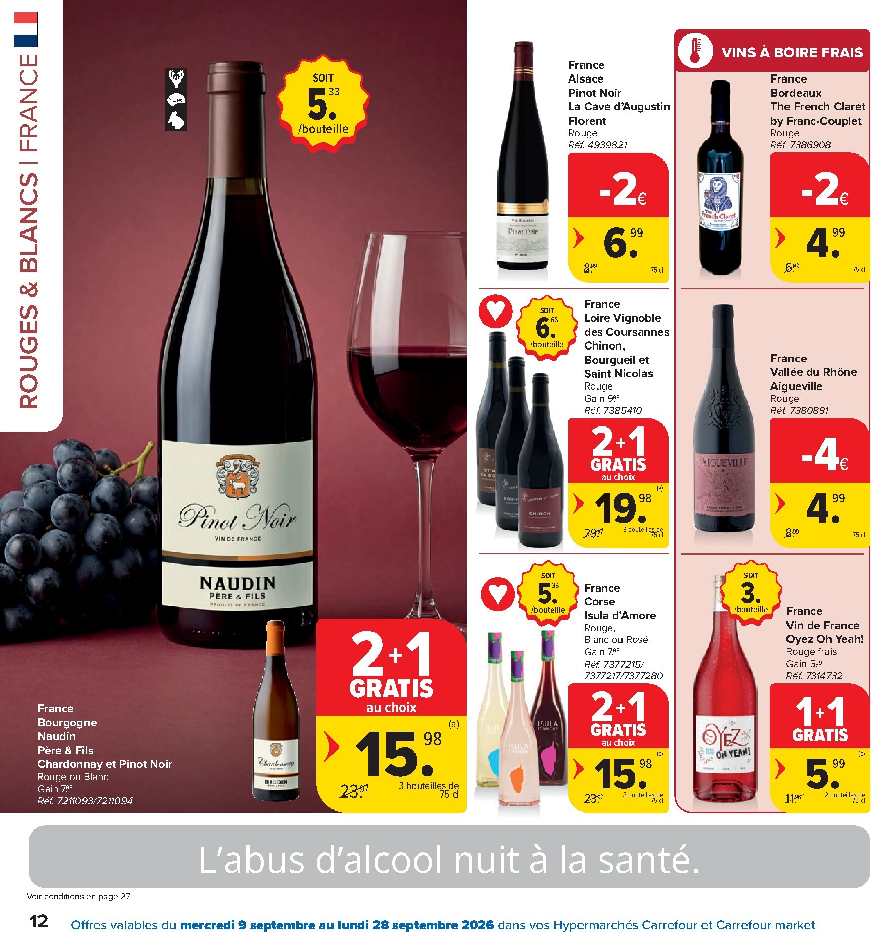 carrefour-market - Carrefour Market - Catalogue Foire aux vins folder voor volgende week van woensdag 09/09/2026 tot maandag 28/09/2026 - page: 12