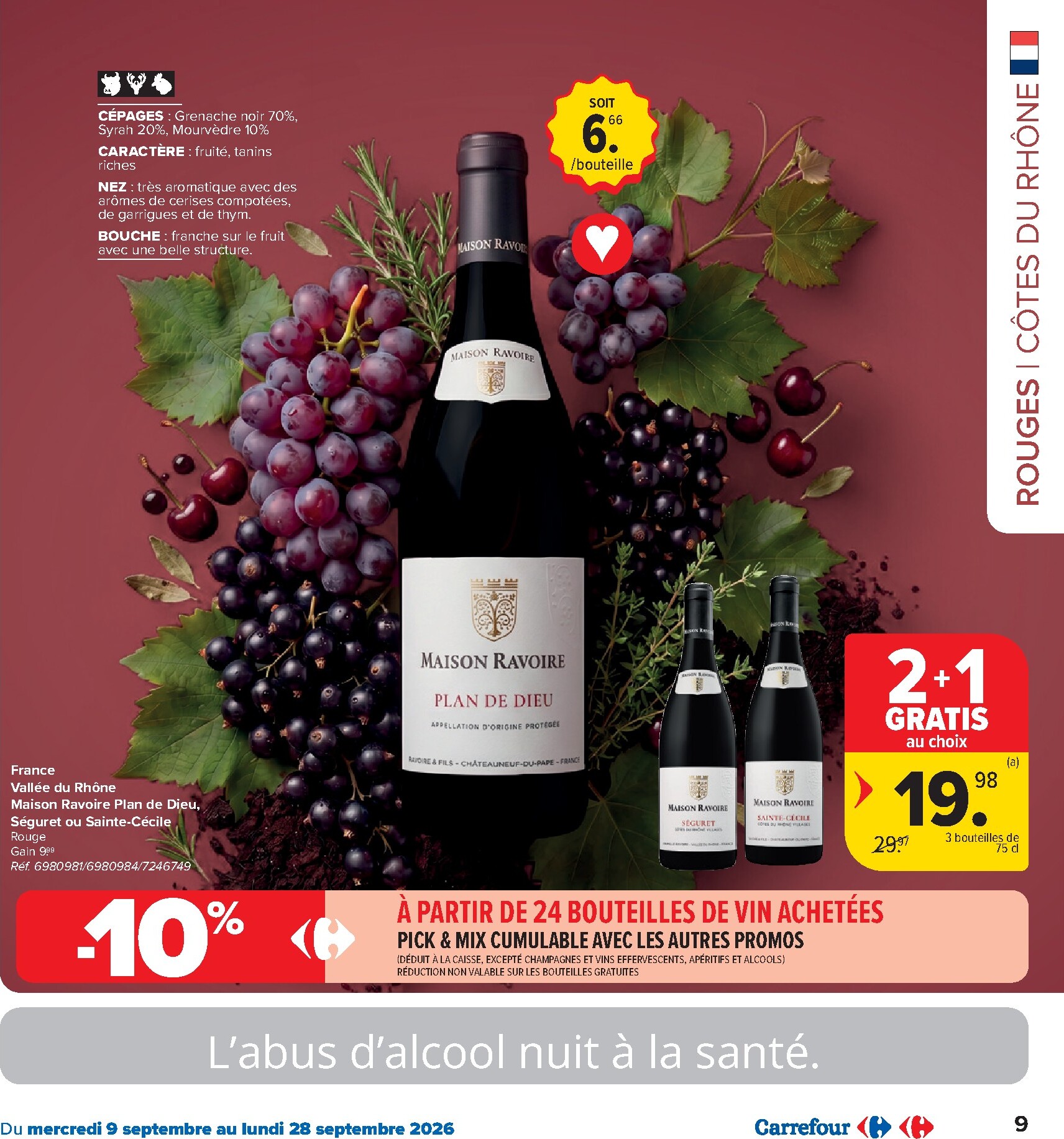 carrefour-market - Carrefour Market - Catalogue Foire aux vins folder voor volgende week van woensdag 09/09/2026 tot maandag 28/09/2026 - page: 9
