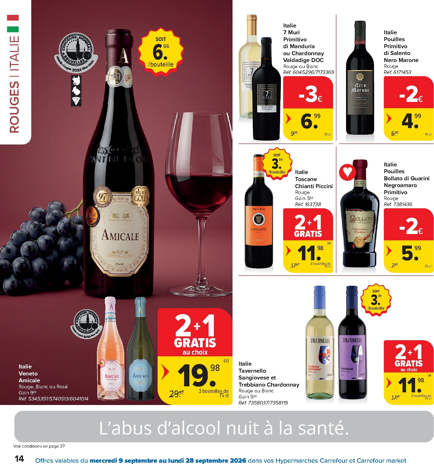 carrefour-market - Carrefour Market - Catalogue Foire aux vins folder voor volgende week van woensdag 09/09/2026 tot maandag 28/09/2026 - page: 14