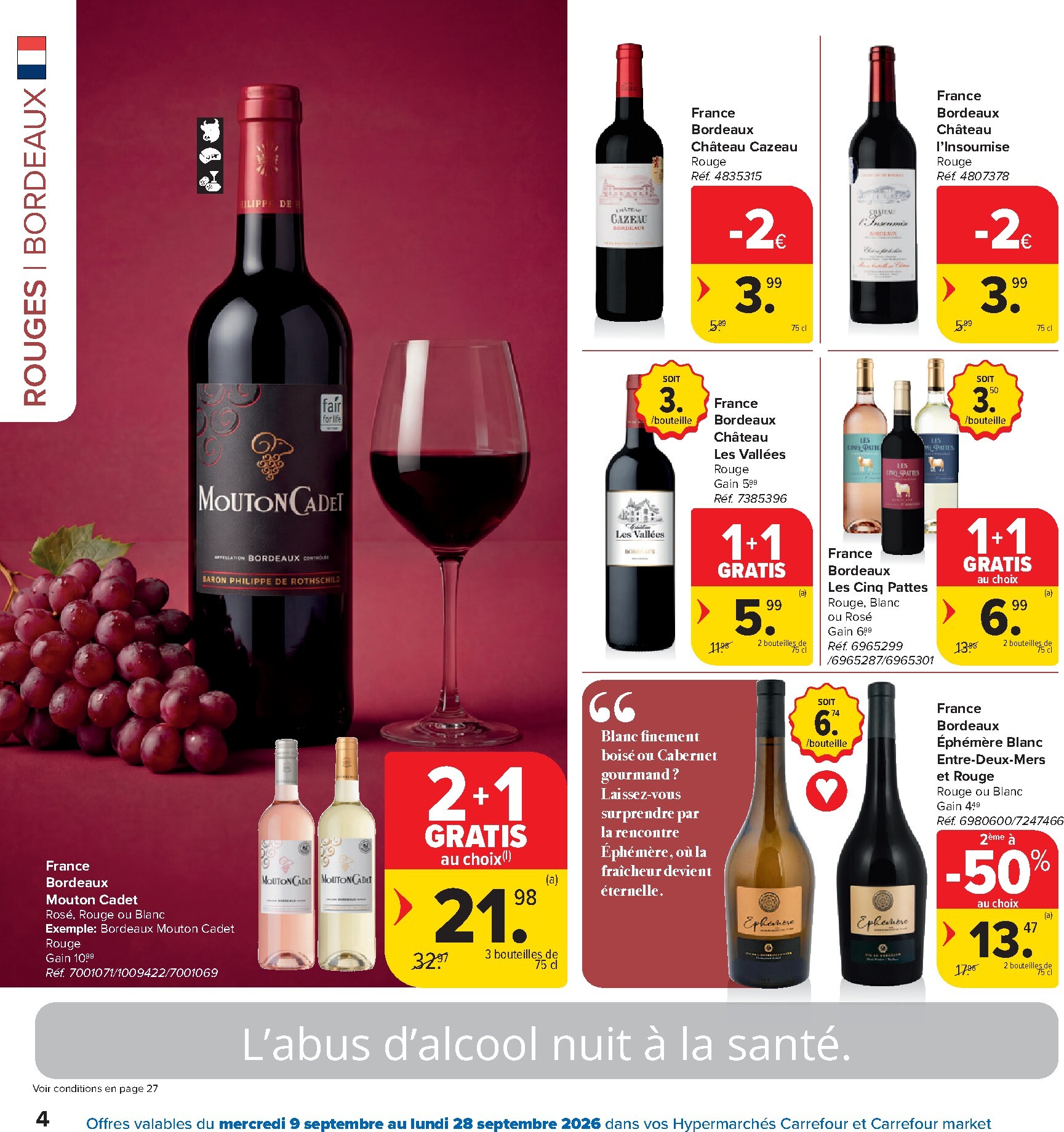 carrefour-market - Carrefour Market - Catalogue Foire aux vins folder voor volgende week van woensdag 09/09/2026 tot maandag 28/09/2026 - page: 4