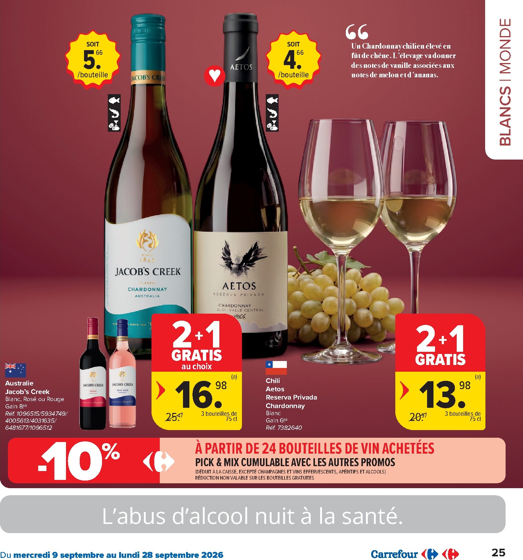 carrefour-market - Carrefour Market - Catalogue Foire aux vins folder voor volgende week van woensdag 09/09/2026 tot maandag 28/09/2026 - page: 25