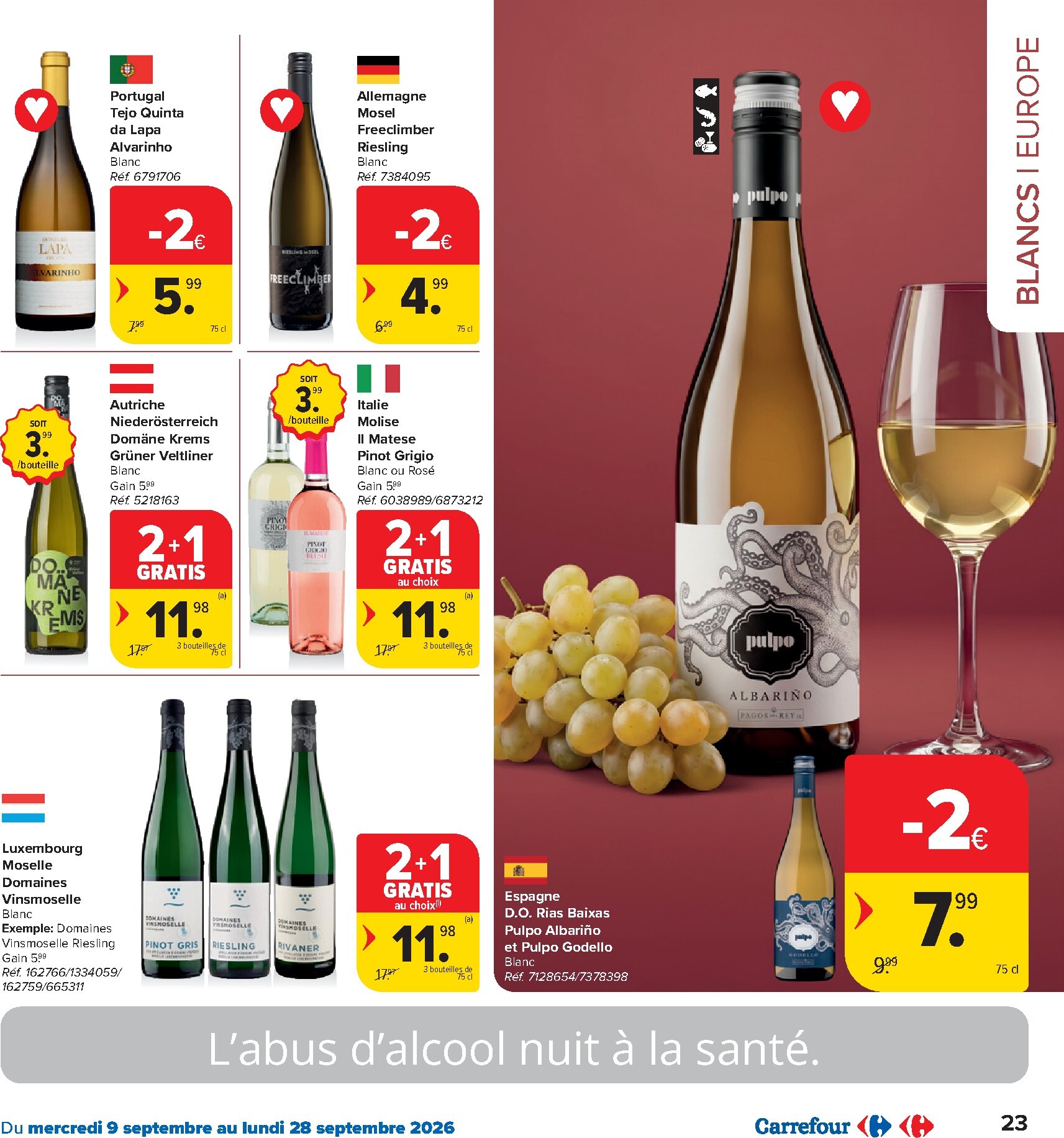 carrefour-market - Carrefour Market - Catalogue Foire aux vins folder voor volgende week van woensdag 09/09/2026 tot maandag 28/09/2026 - page: 23