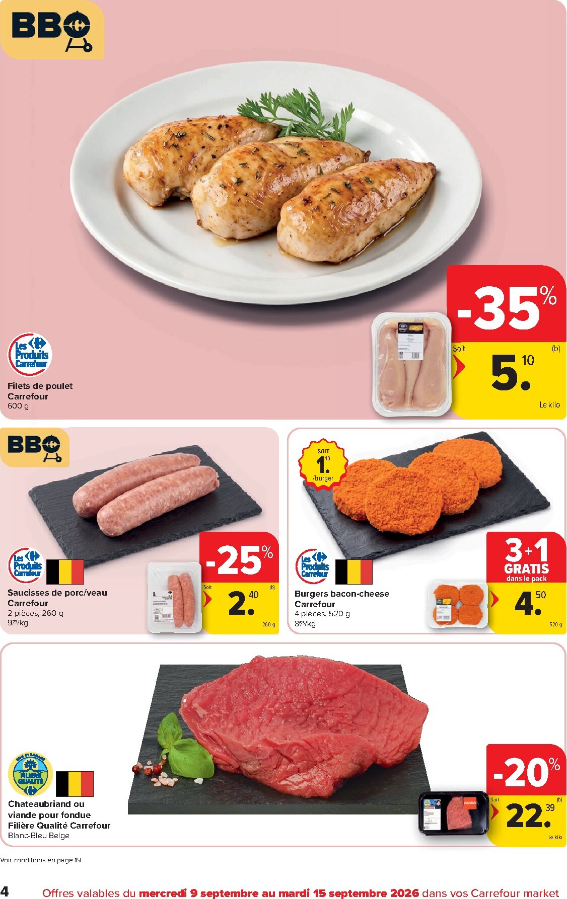 carrefour-market - Carrefour Market folder voor volgende week van woensdag 09/09/2026 tot dinsdag 15/09/2026 - page: 4