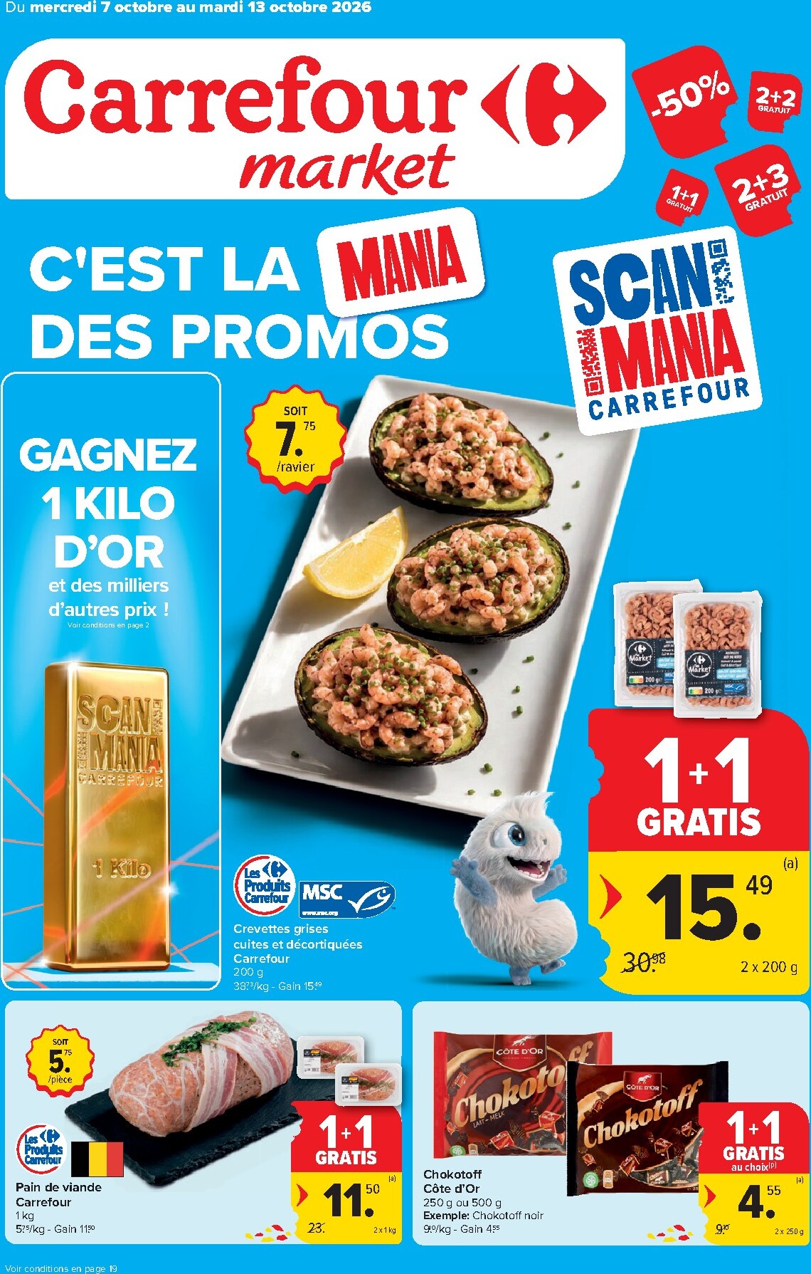 carrefour-market - Carrefour Market folder voor volgende week van woensdag 07/10/2026 tot dinsdag 13/10/2026