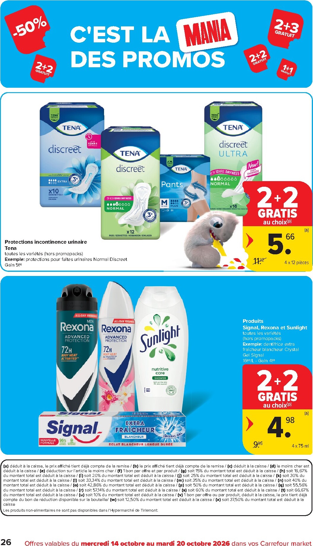carrefour-market - Carrefour Market folder voor volgende week van woensdag 14/10/2026 tot dinsdag 20/10/2026 - page: 26