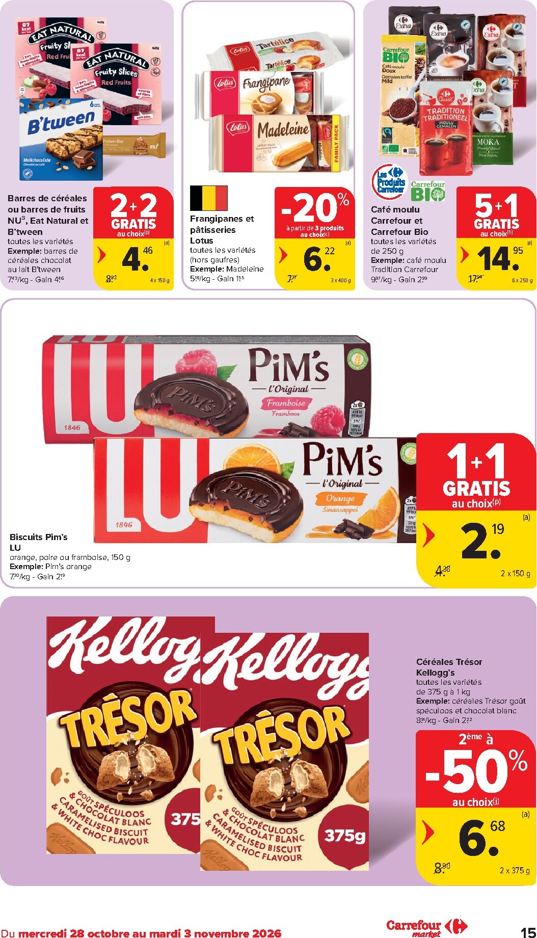 carrefour-market - Carrefour Market folder voor volgende week van woensdag 28/10/2026 tot dinsdag 03/11/2026 - page: 15