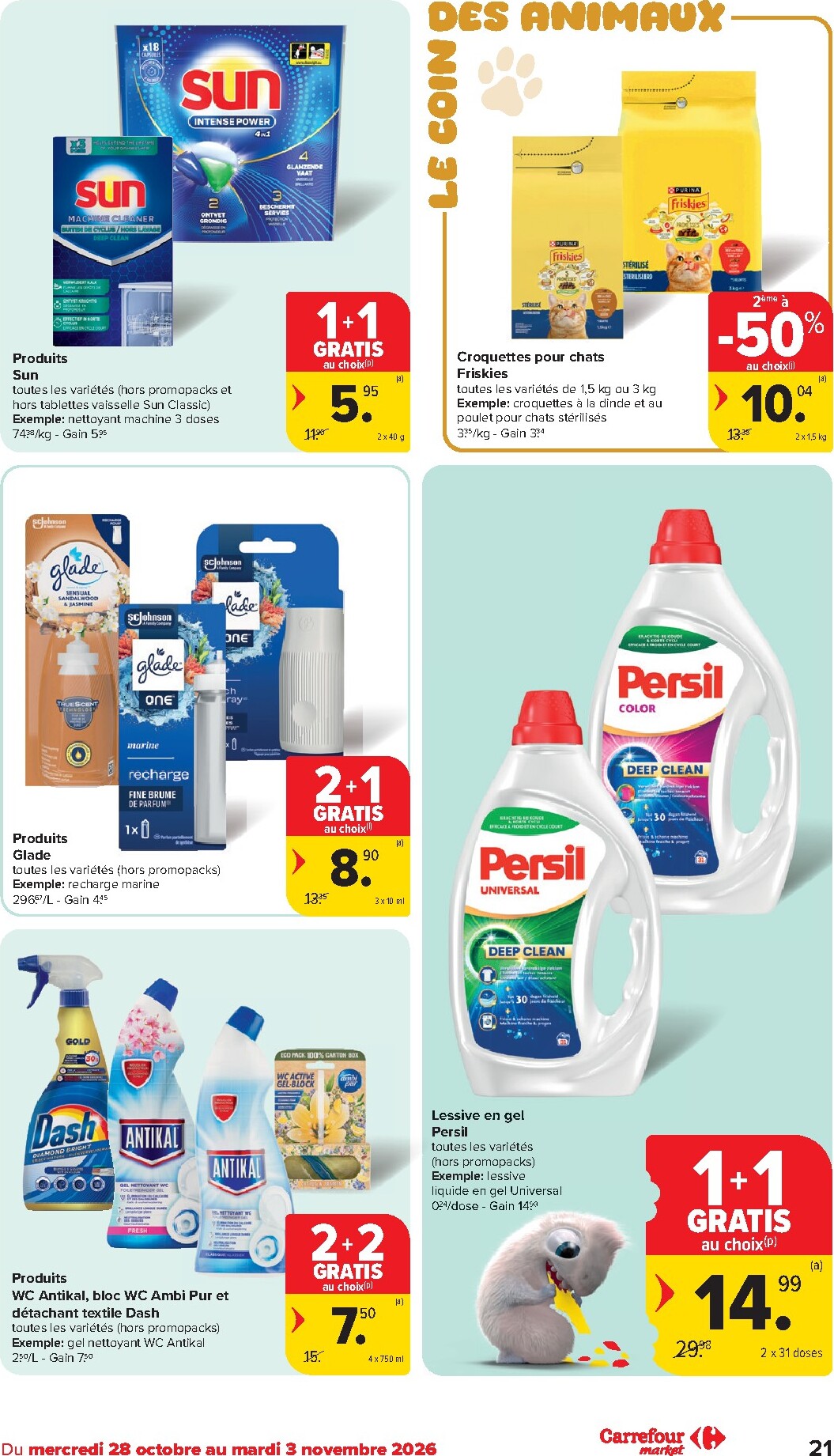 carrefour-market - Carrefour Market folder voor volgende week van woensdag 28/10/2026 tot dinsdag 03/11/2026 - page: 21