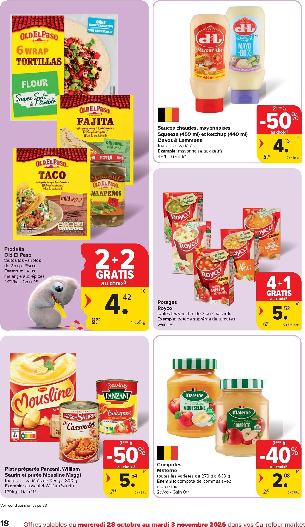 carrefour-market - Carrefour Market folder voor volgende week van woensdag 28/10/2026 tot dinsdag 03/11/2026 - page: 18
